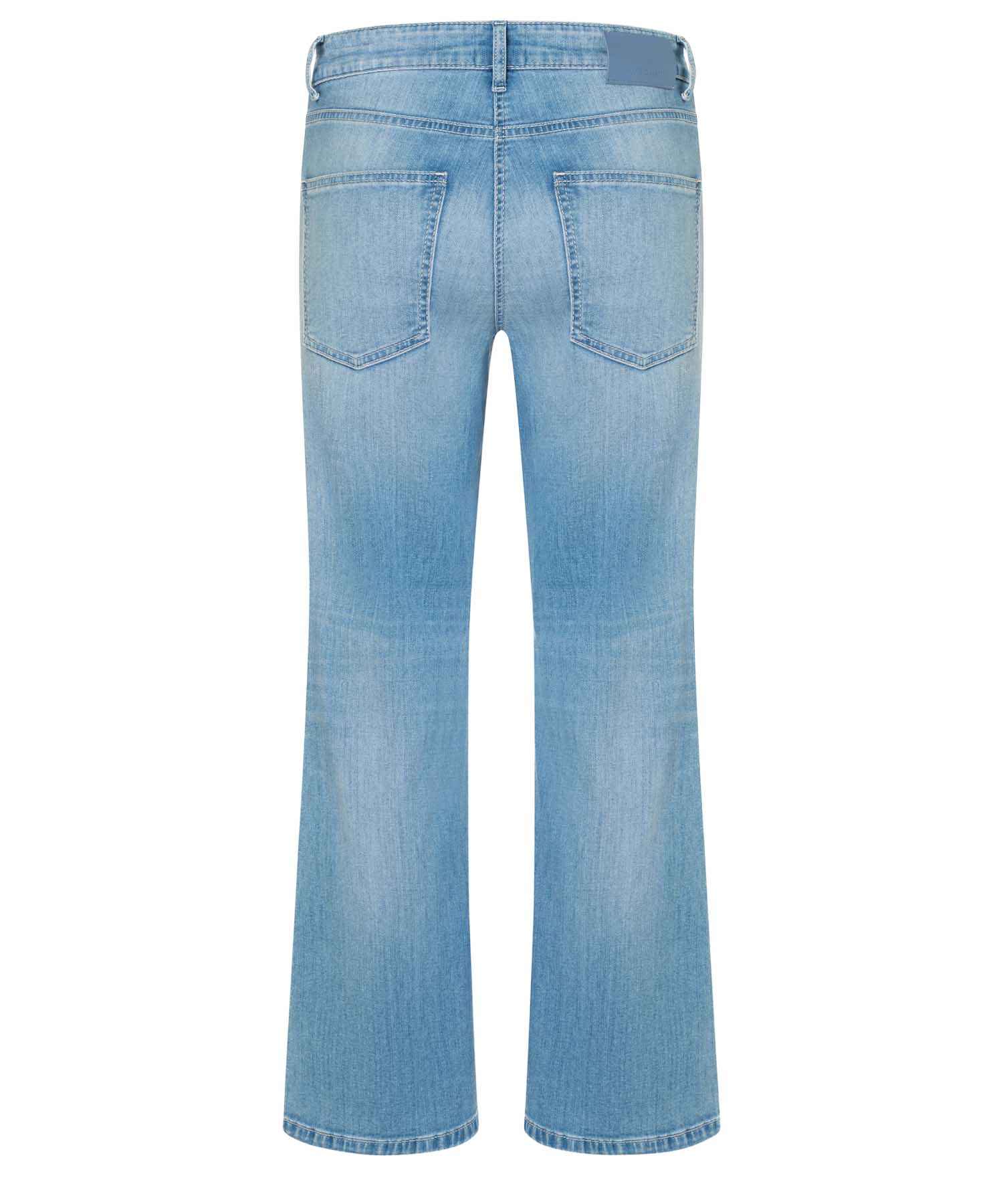 Cambio 7/8-Jeans Fabienne Pocket Cropped in heller Jeanswaschung