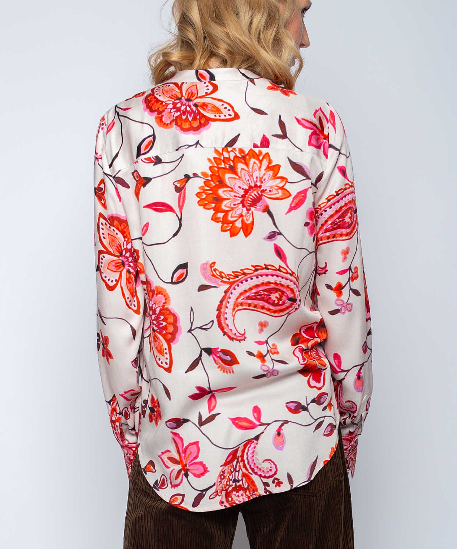 Emily van den Bergh Shirt-Bluse im Blumendruck