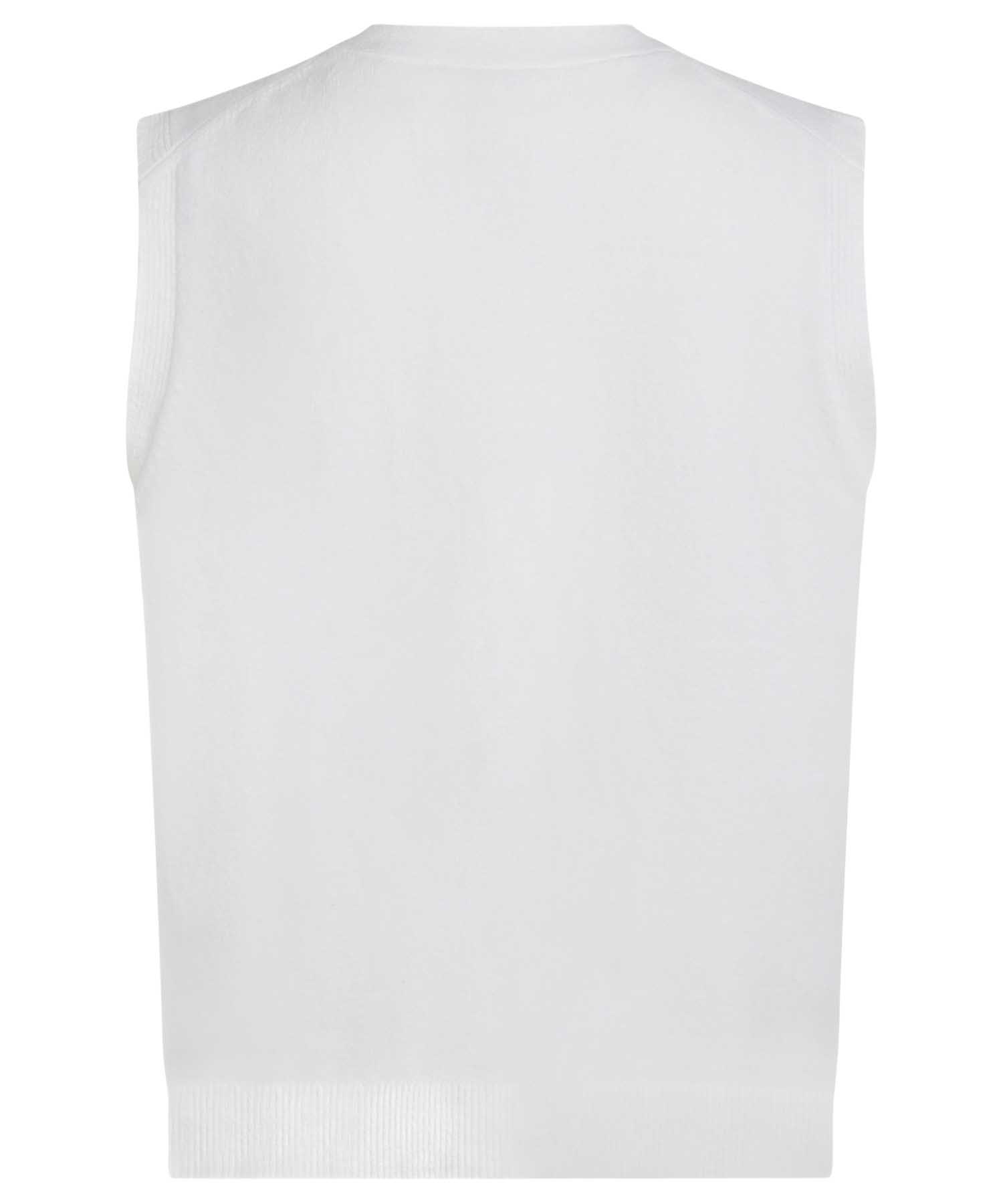 PENN&INK N.Y Strickweste in Weiss | Oversized Damenweste