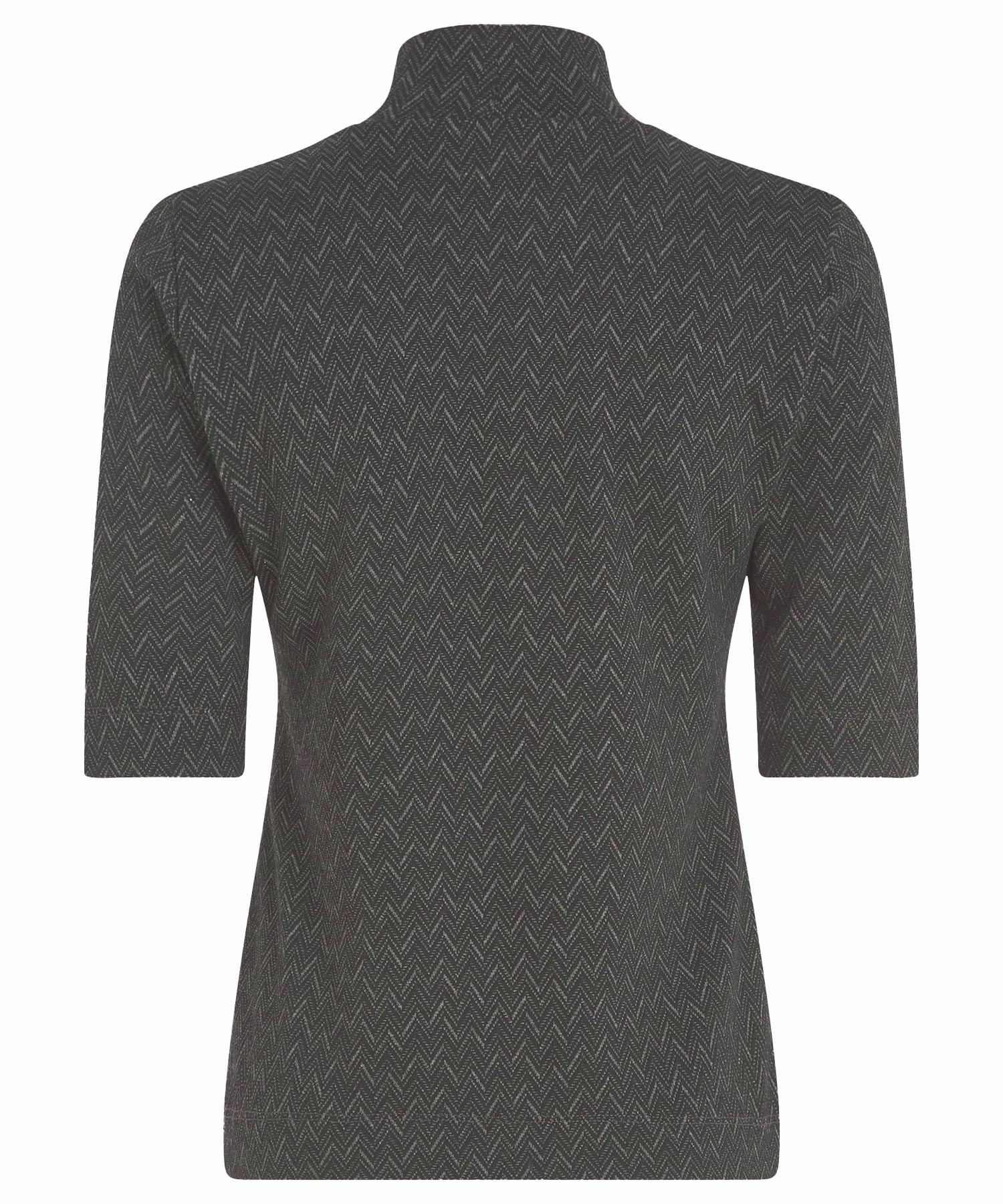 Penn and Ink T-Shirt aus Jersey im Minimuster in schwarz