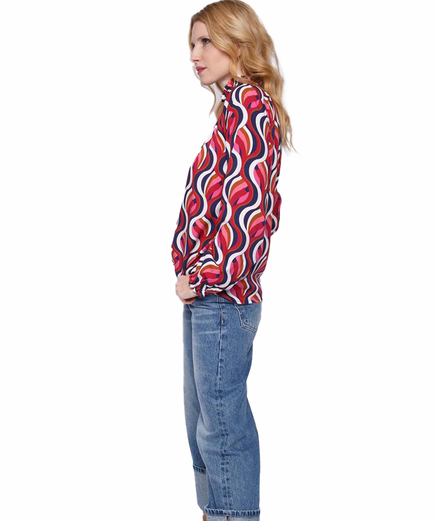 Emily van den Bergh Schlupf Bluse aus Viskose