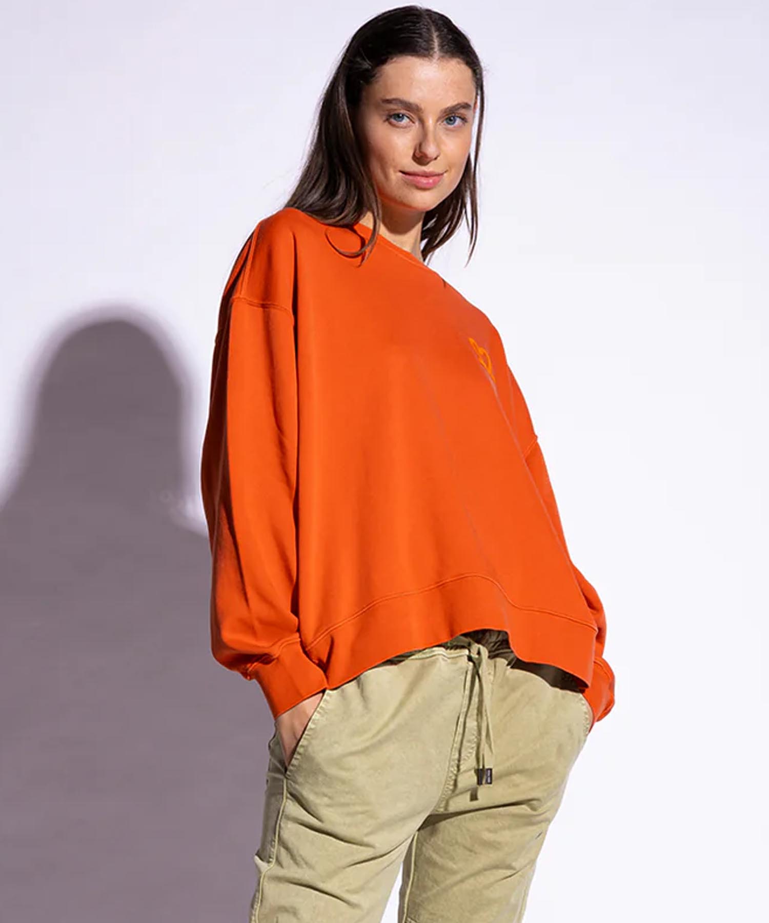 You Too Sweatshirt Tessa aus Baumwolle in orange