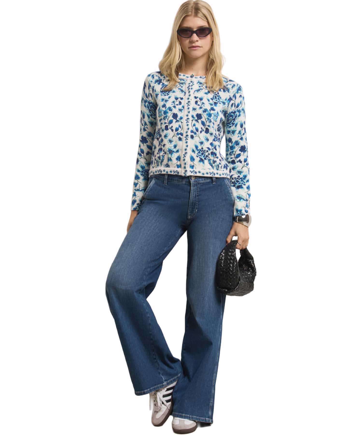 Princess goes Hollywood Strickjacke mit Blumenprint