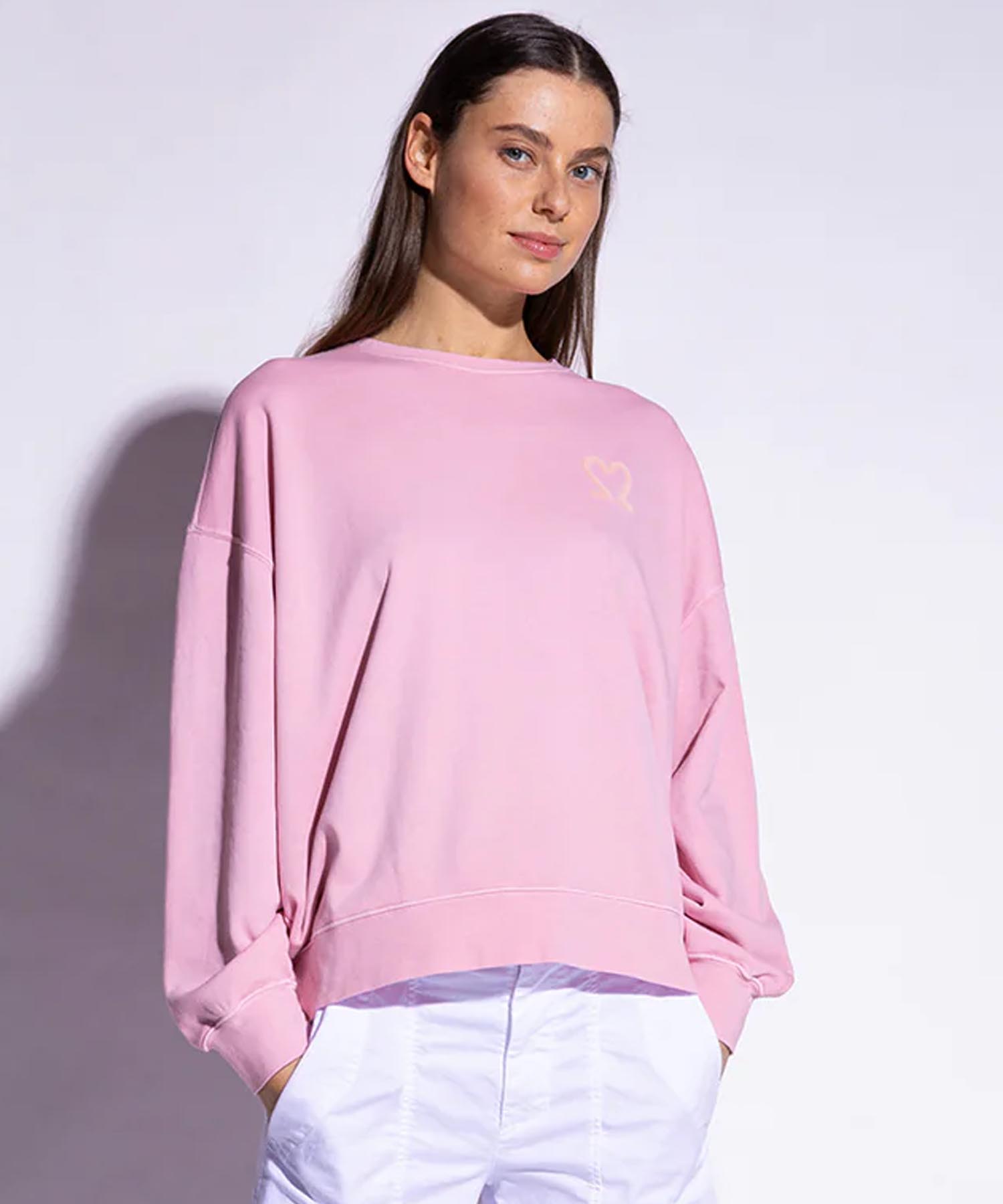 You Too Sweatshirt Tessa aus Baumwolle in rosé