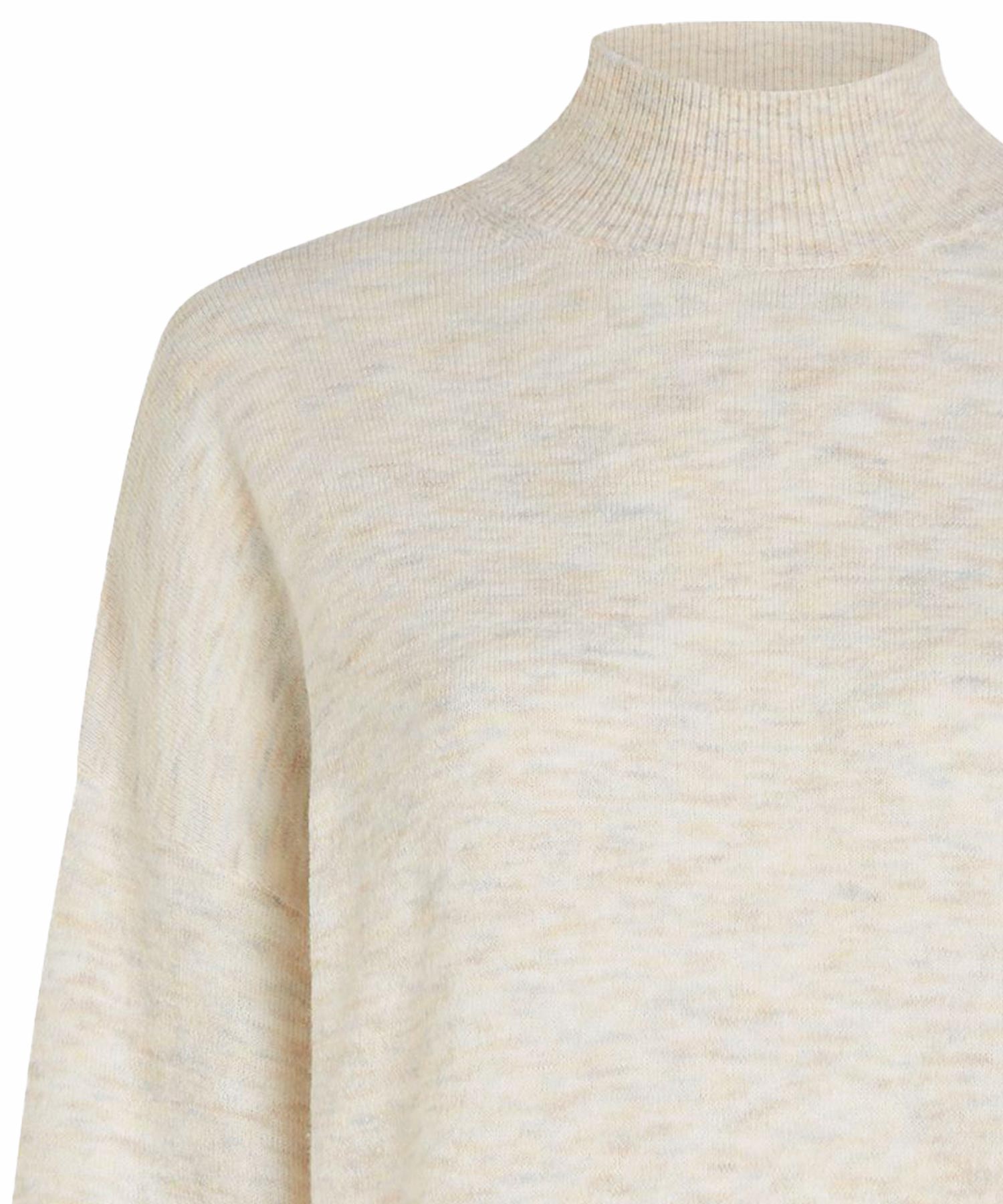 Penn and Ink kurzer und lässiger Pullover mit Stehkragen