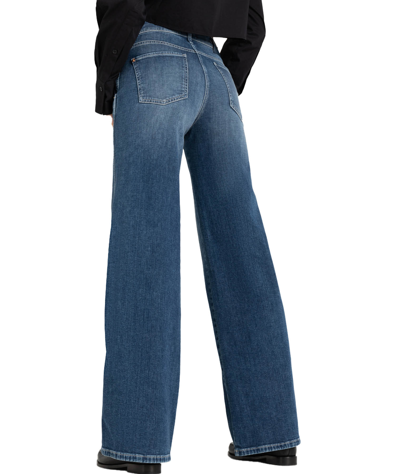 Cambio weite Jeans Alek in mittelblauer Jeans-Waschung Cambio weite Jeans Alek in mittelblauer Jeans-Waschung