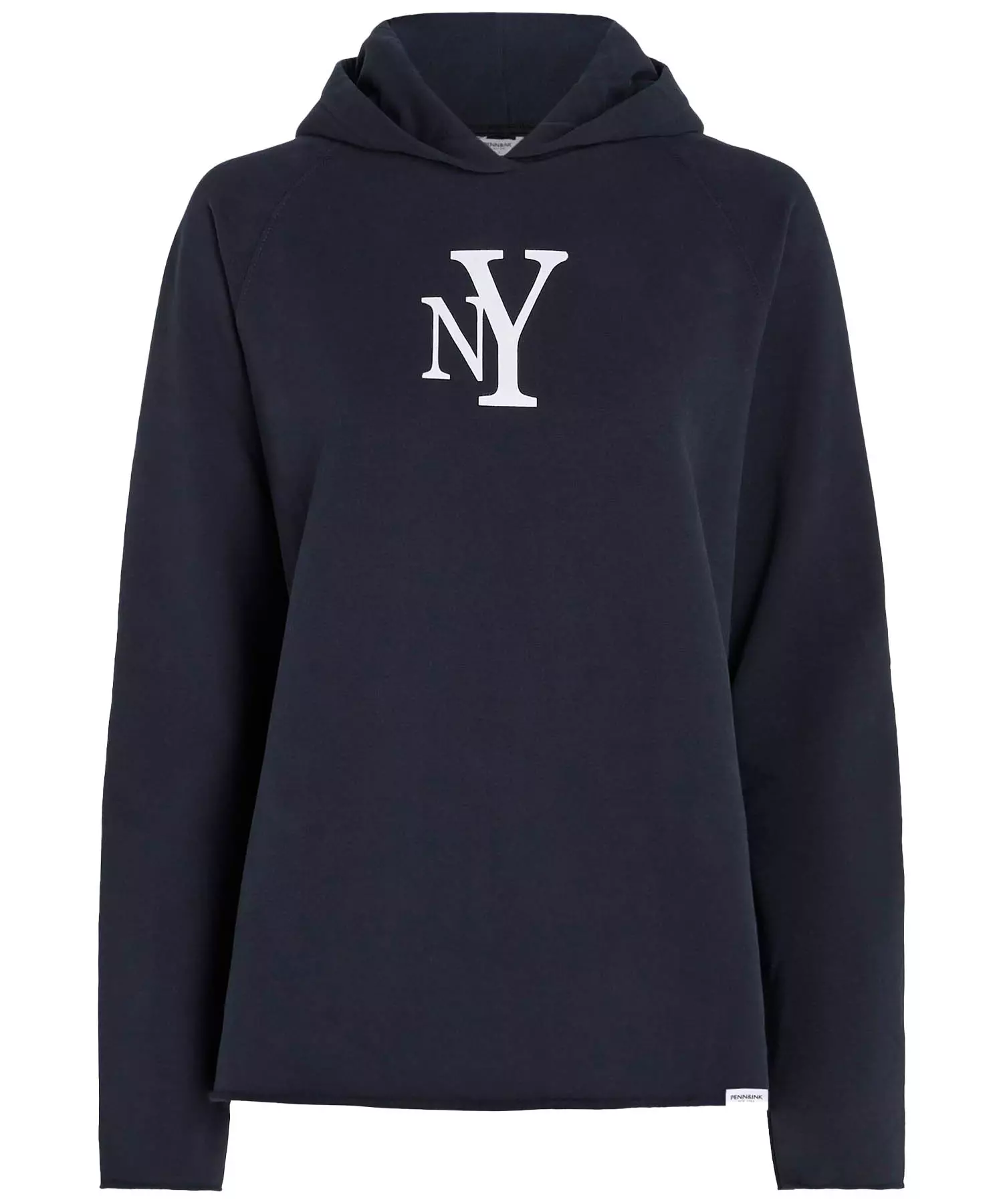 Penn and Ink Hoodie mit Logoprint