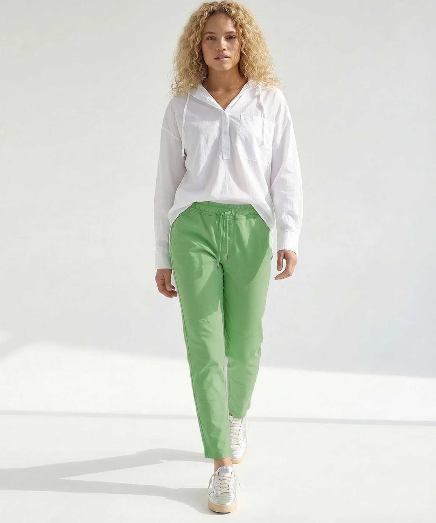 YOU TWO Pant Nobile Washed in Fresh Green | Modehaus Wörmann