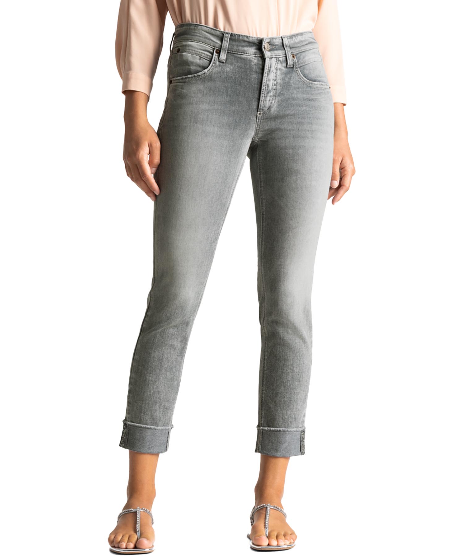 Jeans Pina short von Cambio in grey Jeans Pina short von Cambio in grey