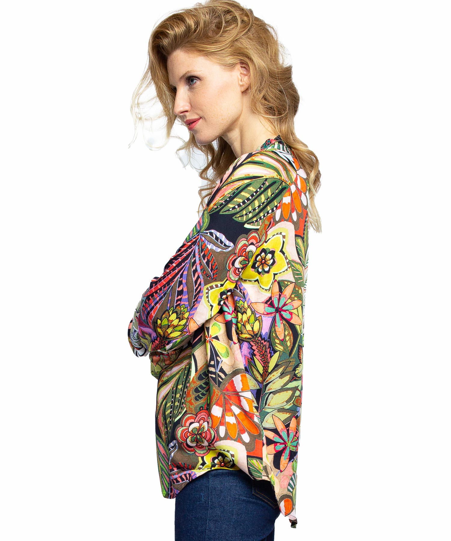 Emily van den Bergh  Bluse im Flower Print