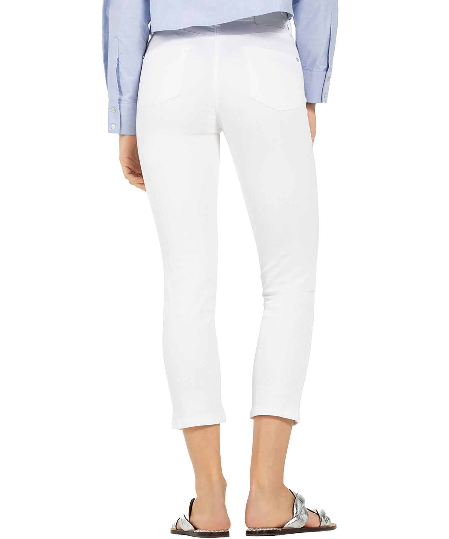 Cambio Jeans Piper short | Slim Fit Jeans in weiss für stilvolle Looks