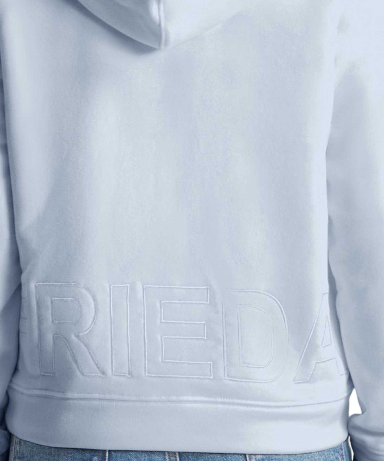 Frieda & Freddies Sweatjacke – Hellblau | Reine Baumwolle