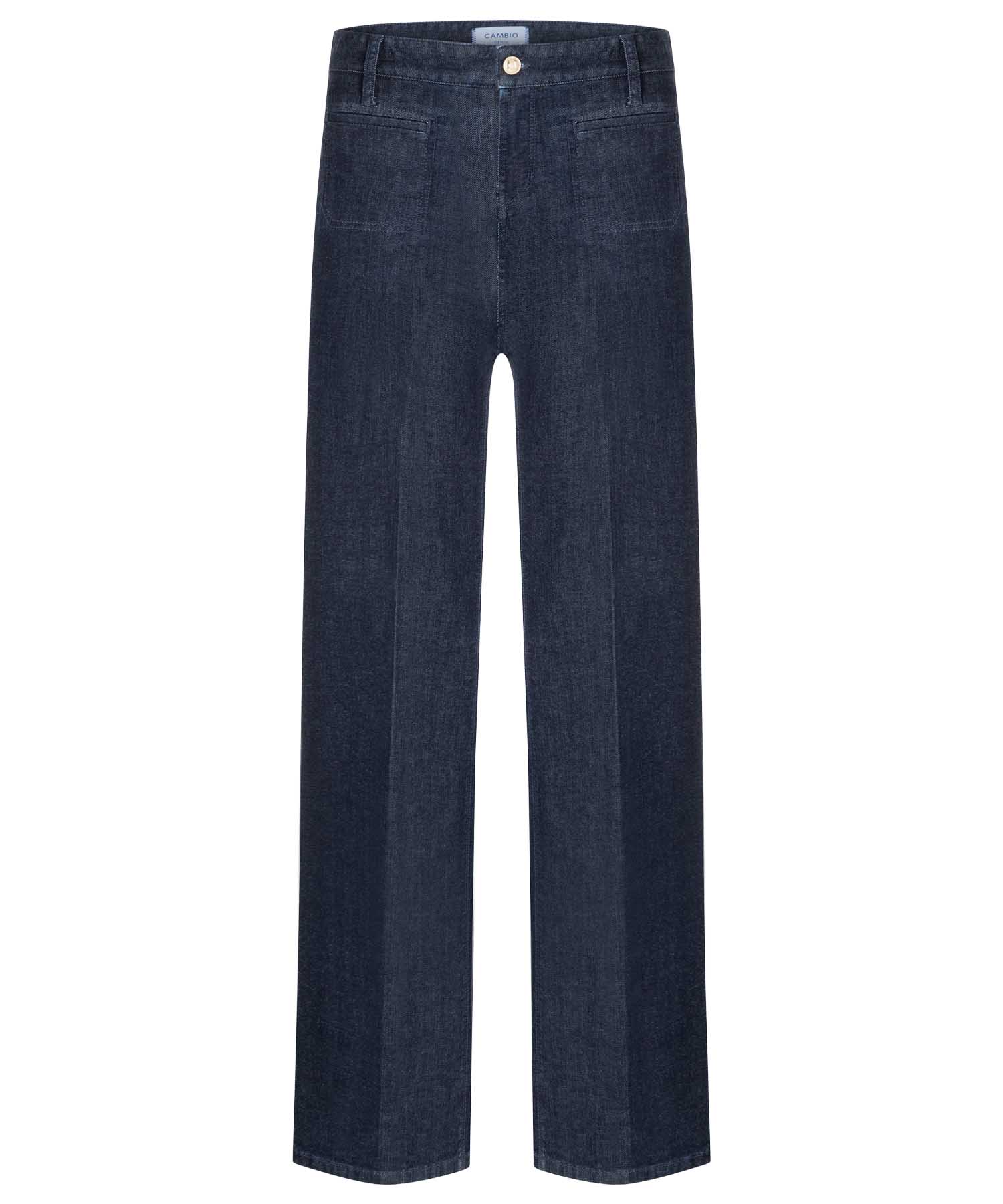 Cambio Jeans Tess Wide Leg in Modern Rinsed dunkelblau | Modehaus Wörmann