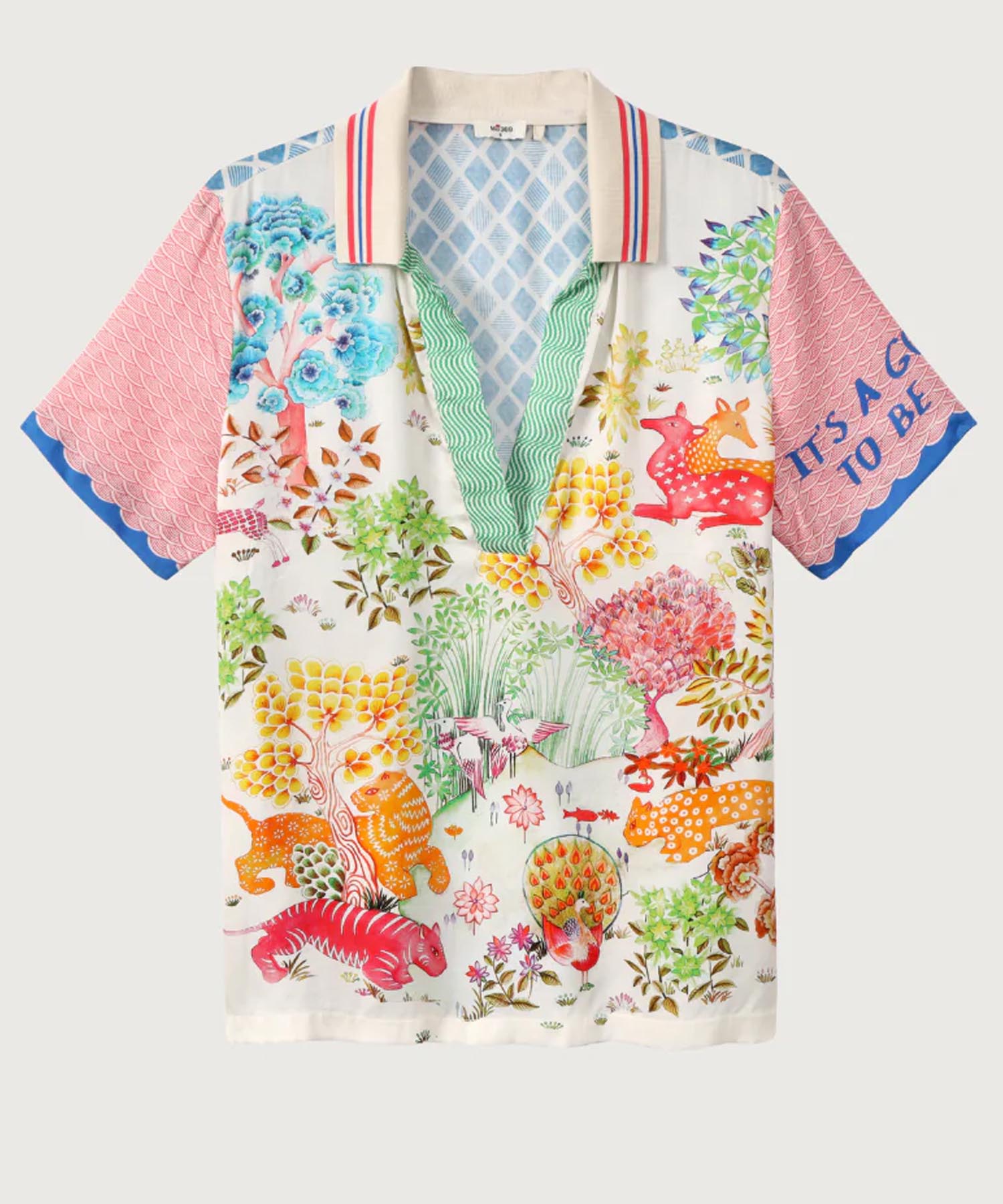 ME369 Polo Bluse Korin aus Viskose