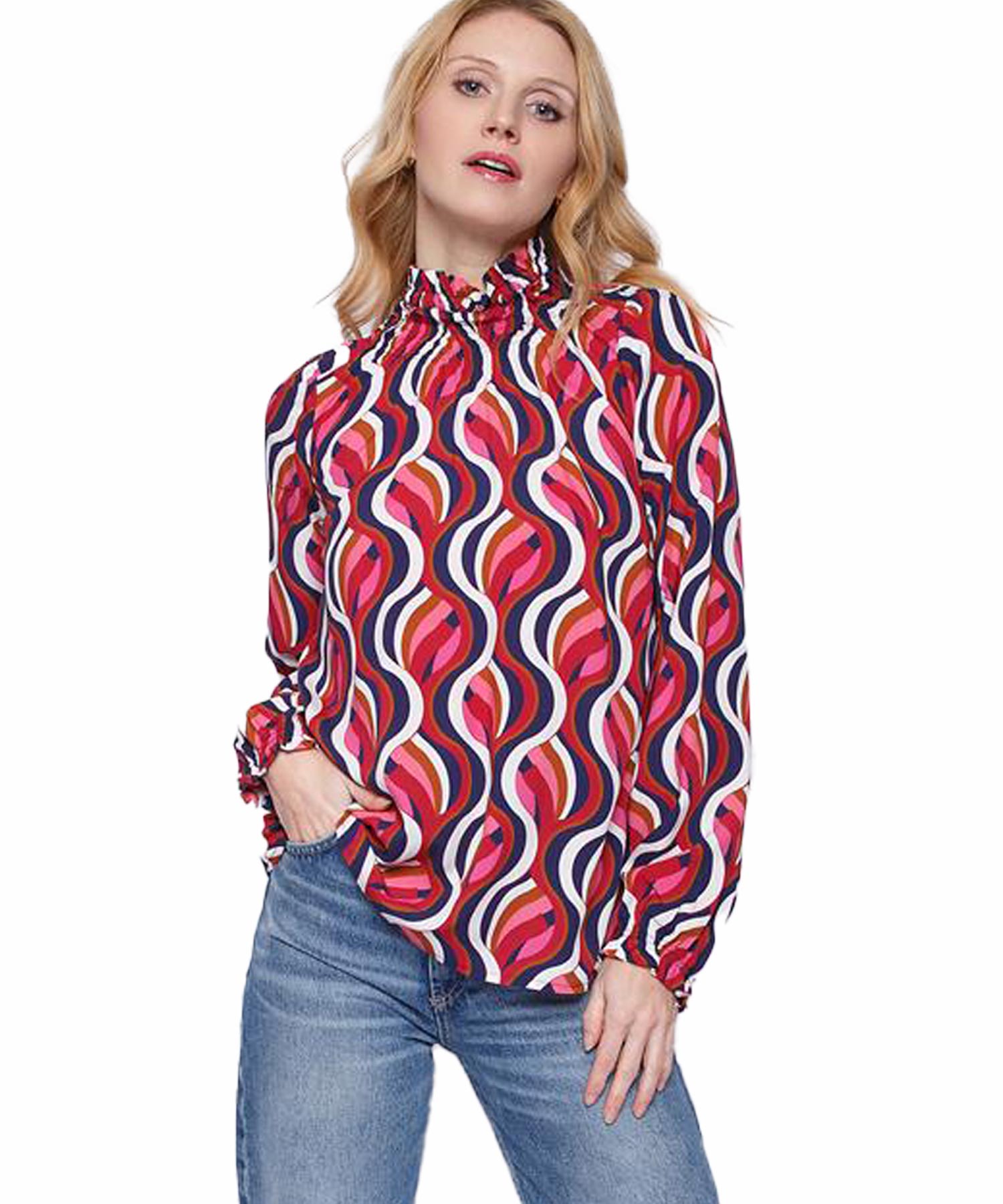 Emily van den Bergh Schlupf Bluse aus Viskose
