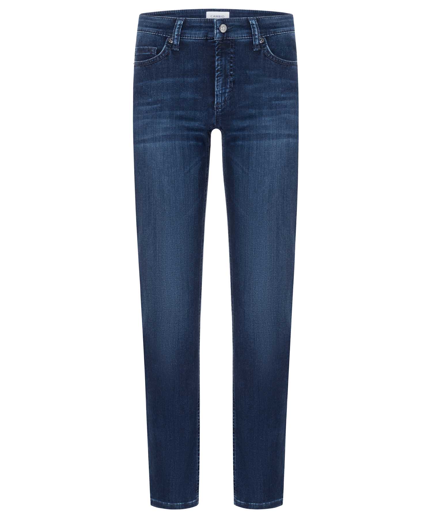 CAMBIO Jeans Piper Long – Soft Cozy Blue – Viskose-Baumwoll-Stretch – Länge 32 Inch