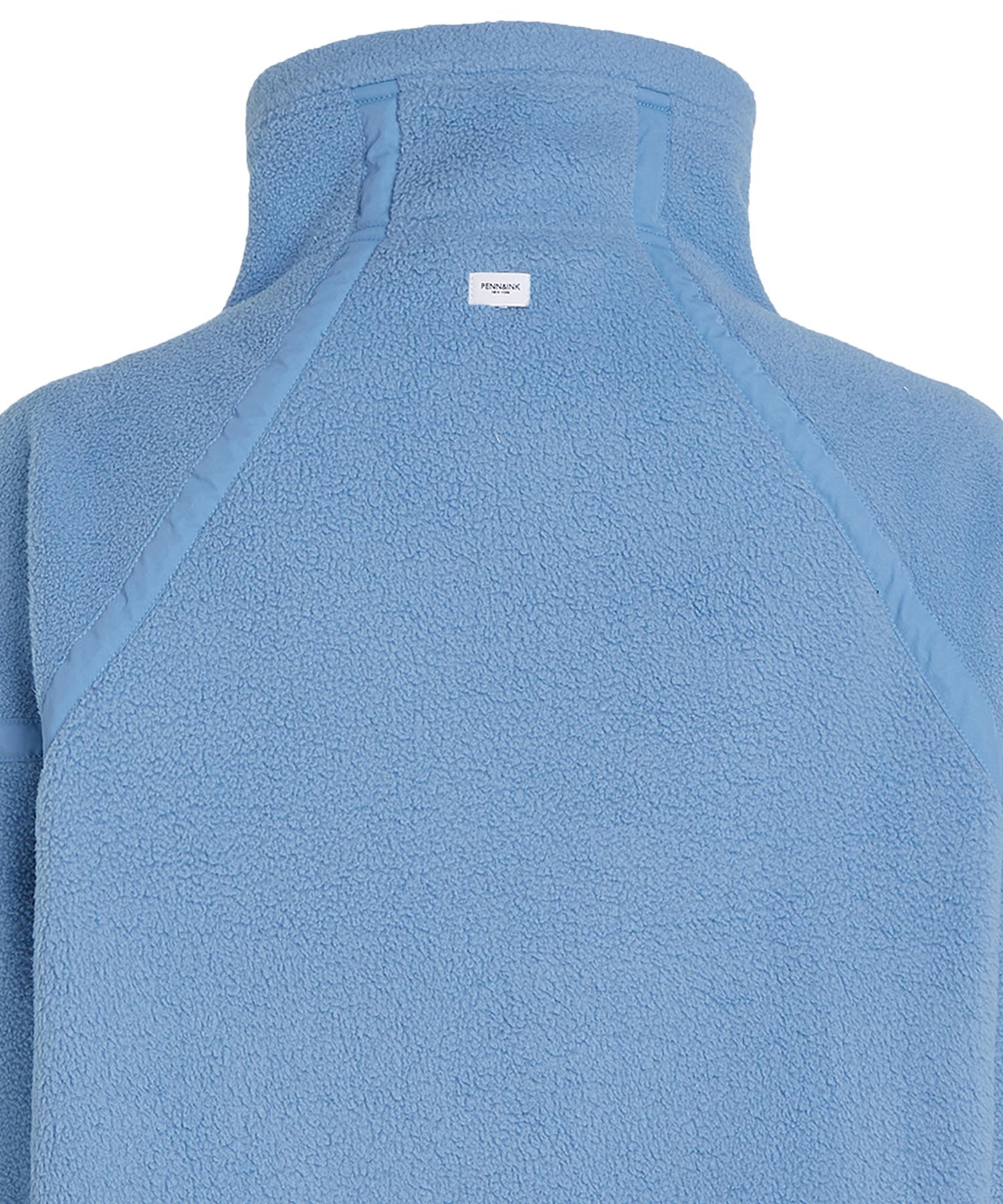 Penn and Ink kuschelige Sweatjacke aus Fleece in blue