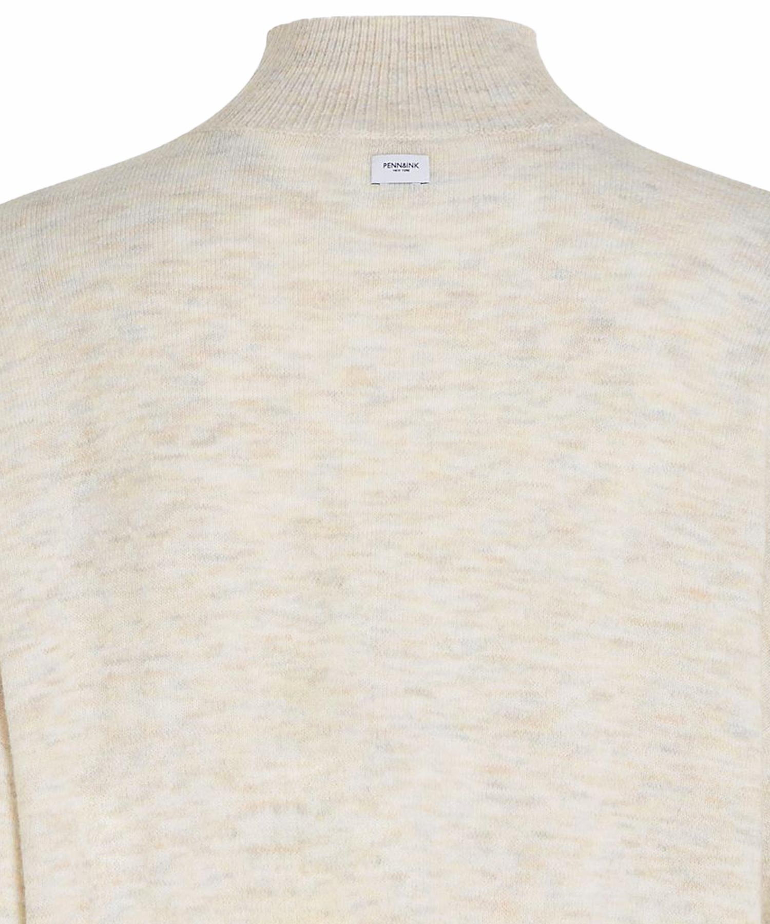 Penn and Ink kurzer und lässiger Pullover mit Stehkragen