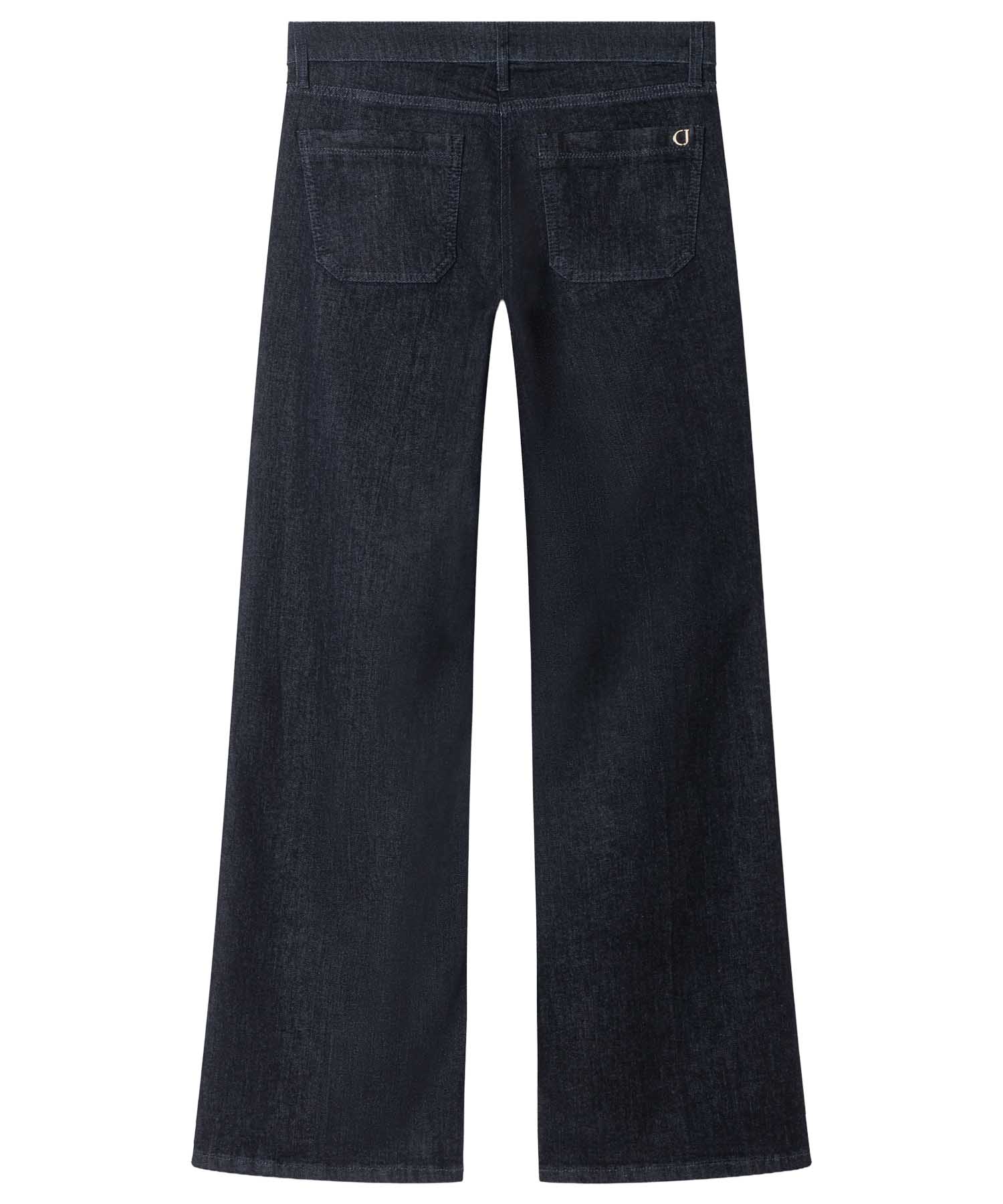 Cambio Jeans Tess Wide Leg in Modern Rinsed dunkelblau | Modehaus Wörmann