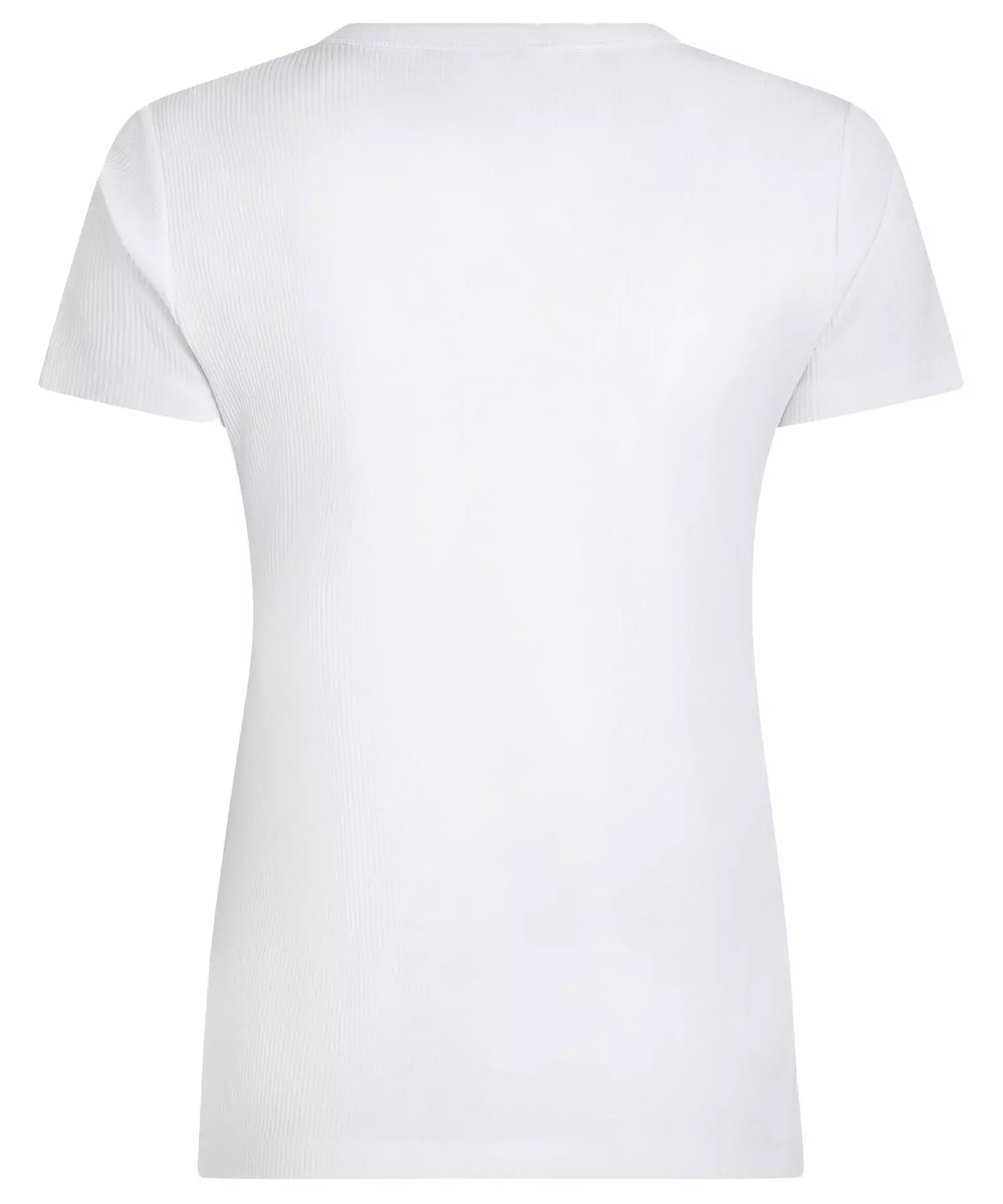 Penn and Ink T-Shirt aus Baumwolle in Rippenstruktur in weiss