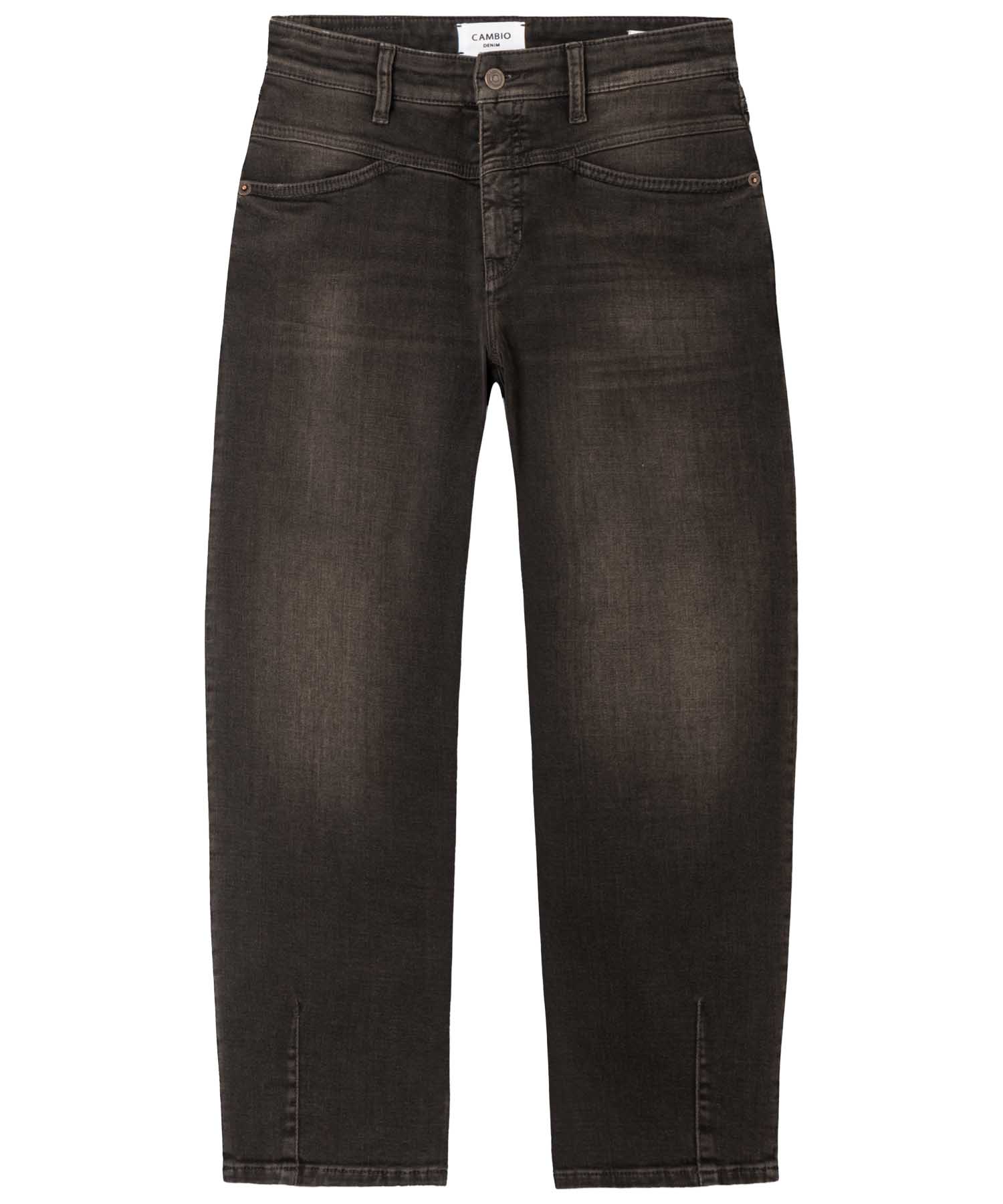 Cambio Jeans Elin Barrel Fit in Lefthand Brown Overdyed | Modehaus Wörmann