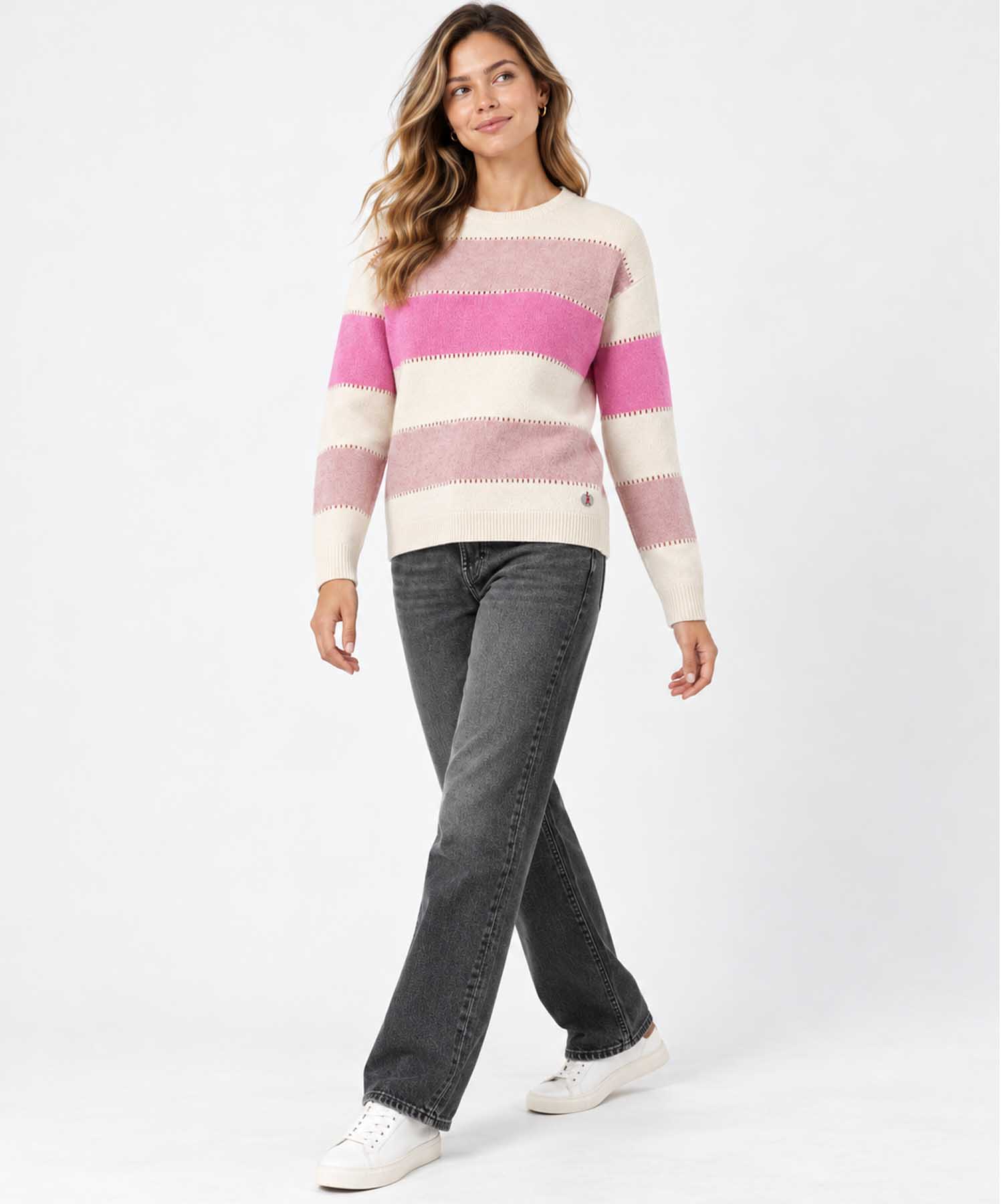 Frieda & Freddies Strickpullover Rose Garden mit Alpaka | Modehaus Wörmann