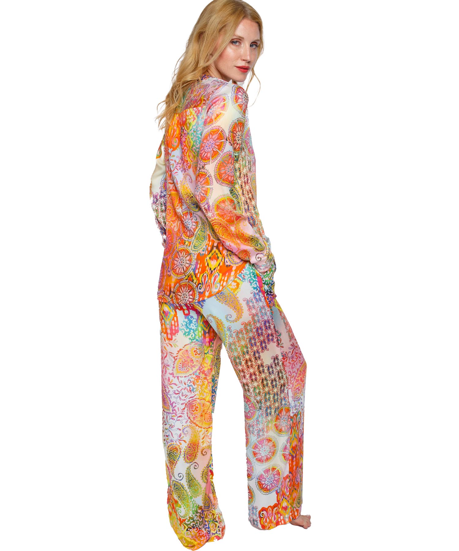 Emily van den Bergh Bluse Multicolour Patch