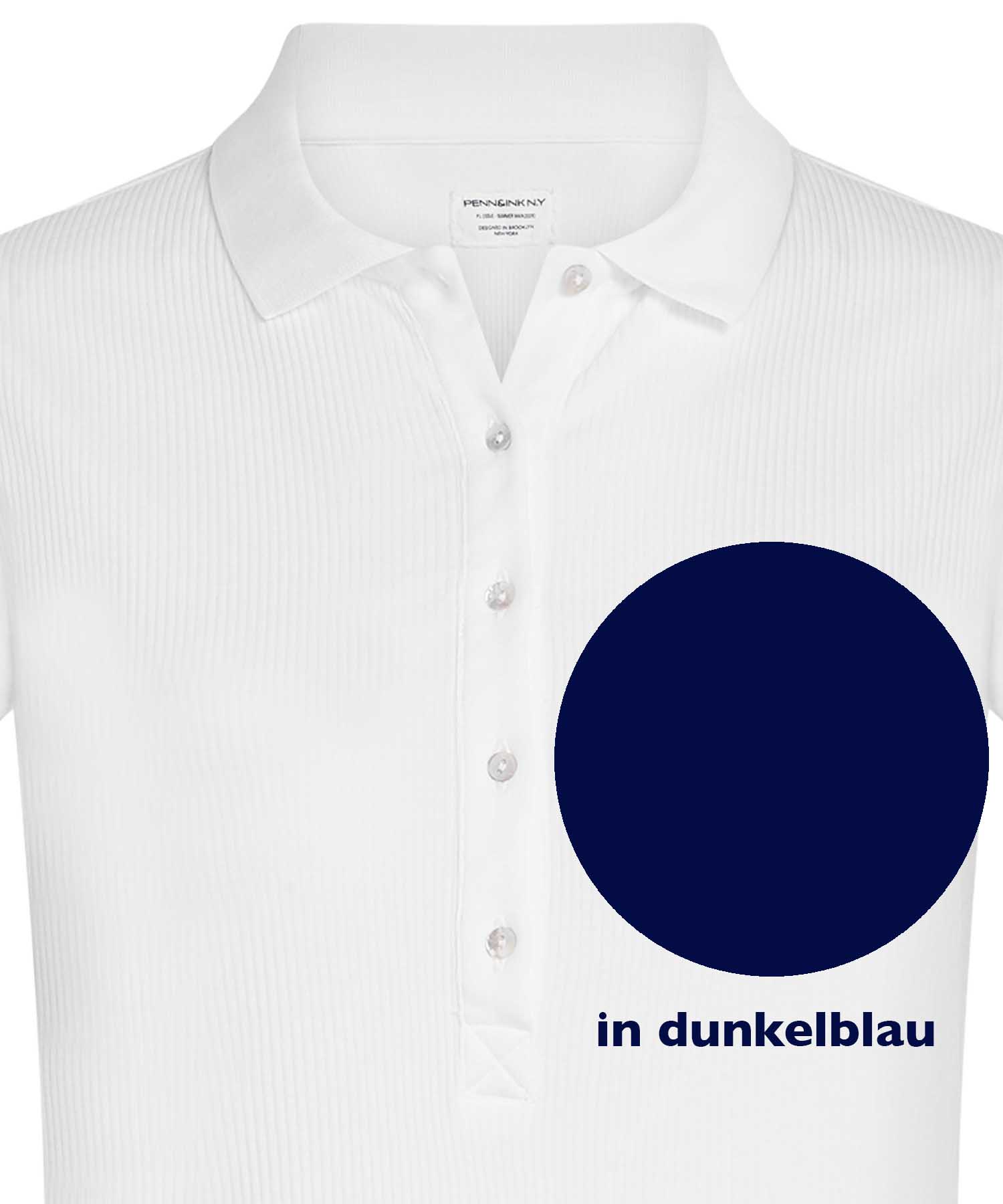 Penn & Ink Poloshirt in navy – Modernes Basic mit Komfort