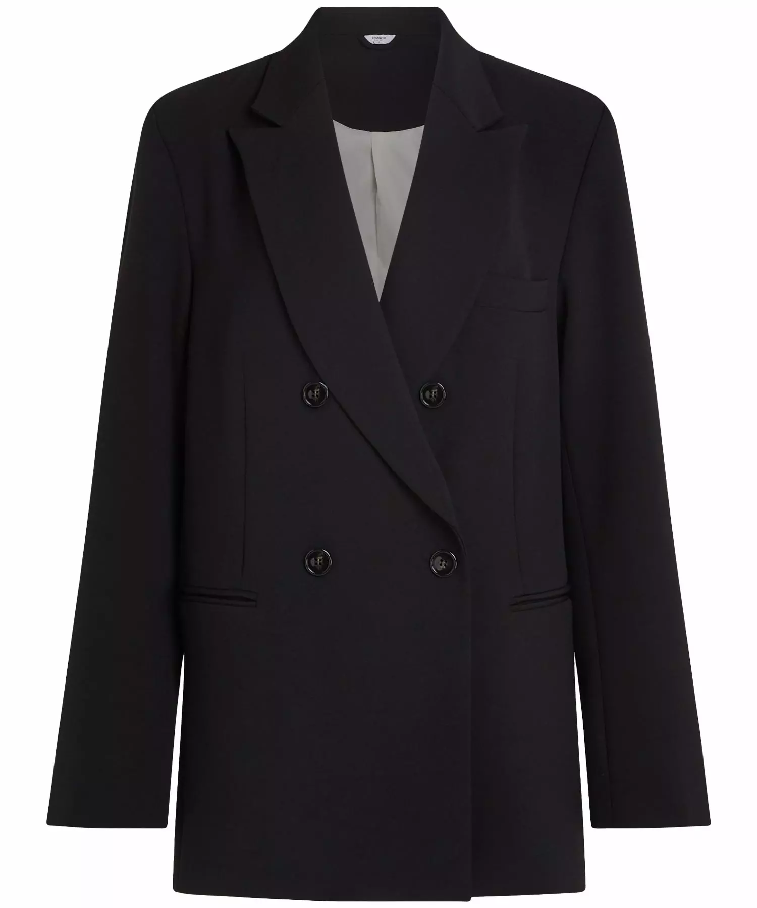 Penn and Ink lässiger Blazer in schwarz