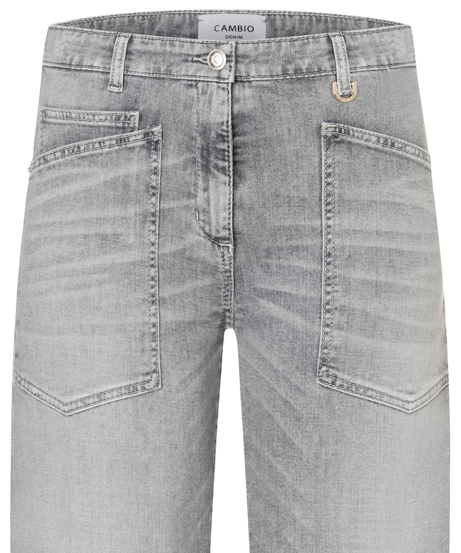 Cambio Jeans Ocean in grau – moderner O-Shape