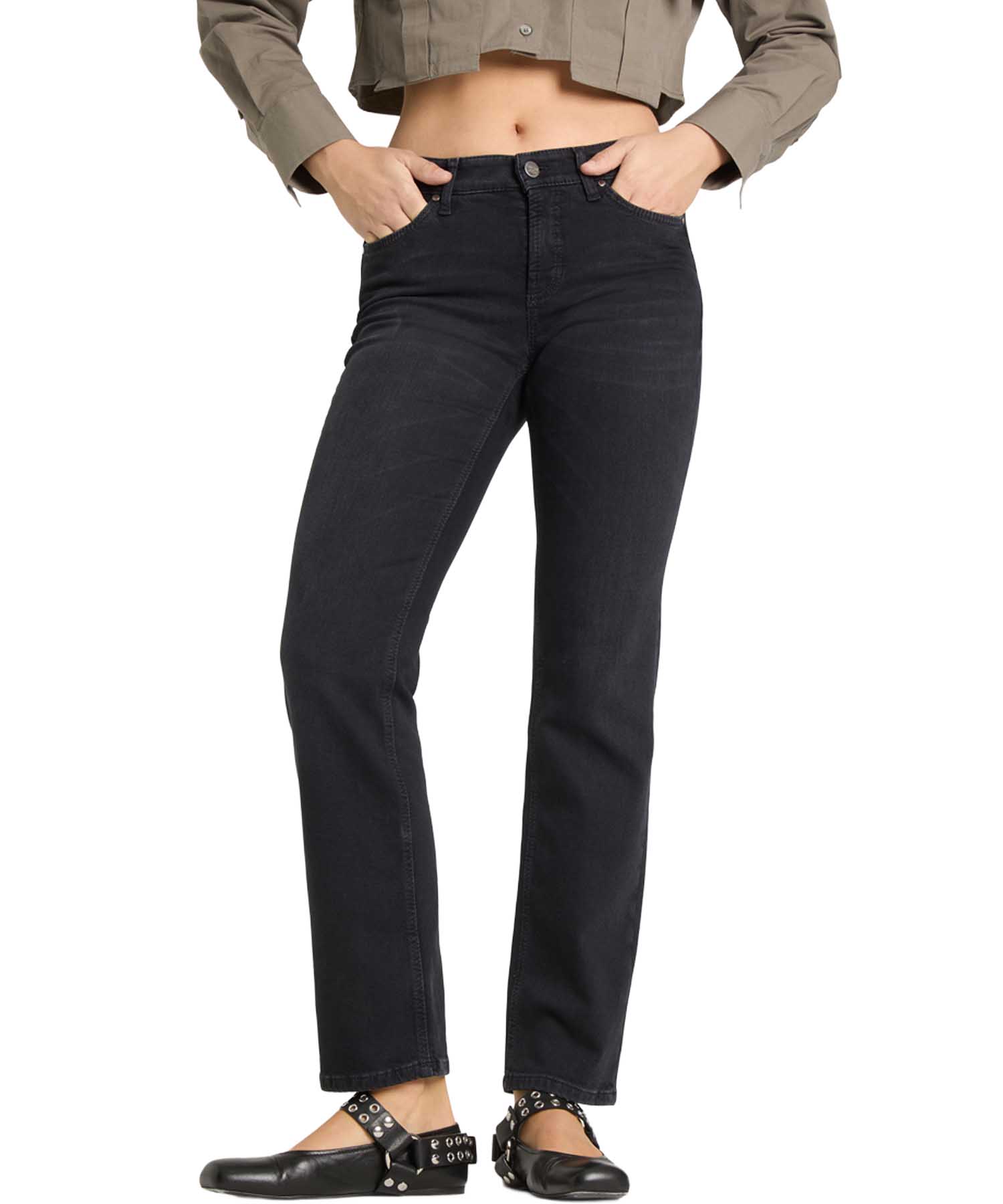 Cambio Jeans Piper | lange slim fit Jeans in schwarz für stilvolle Looks Cambio Jeans Piper | lange slim fit Jeans in schwarz für stilvolle Looks