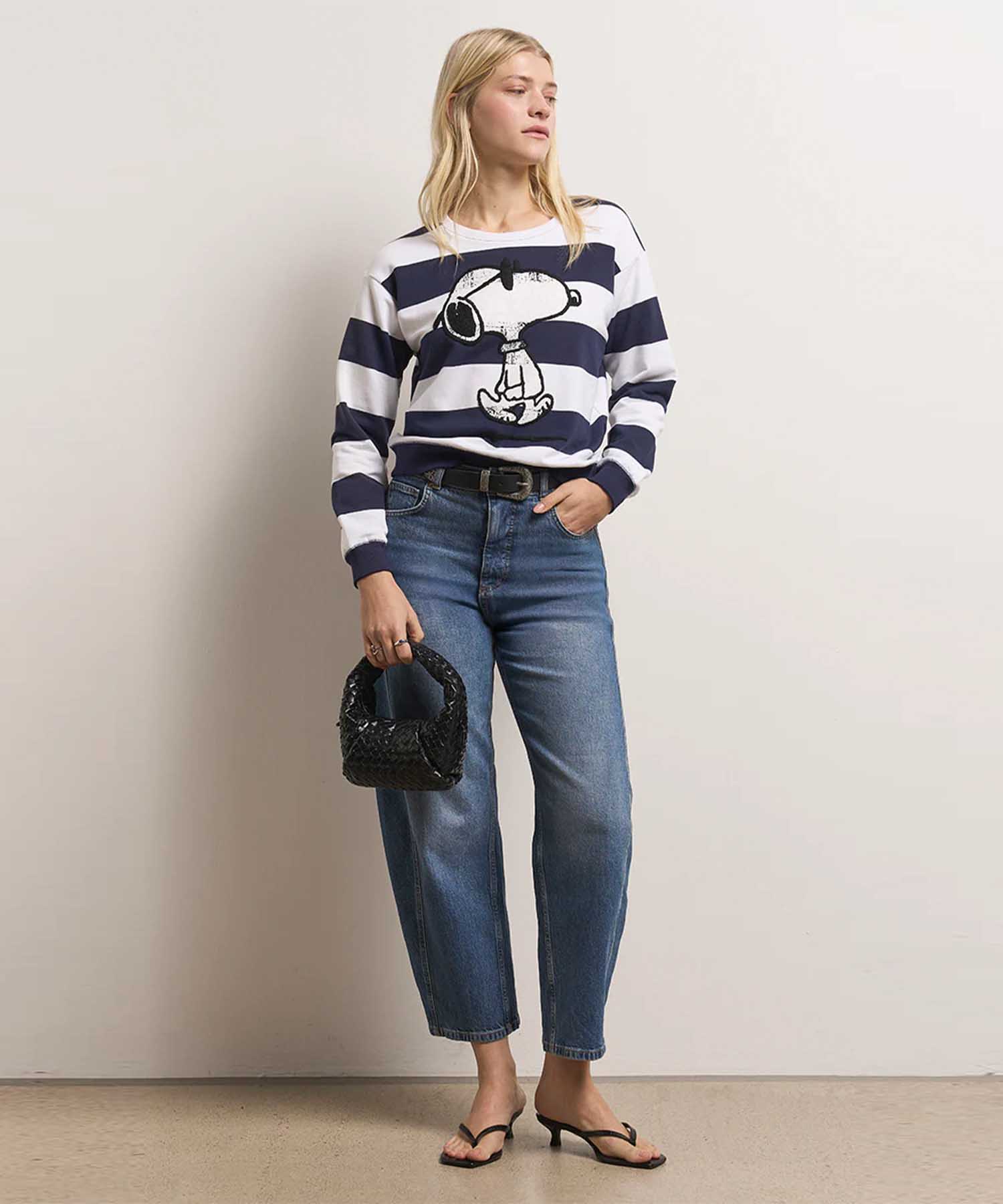 Princess goes Hollywood Snoopy Sweatshirt Blau Gestreift