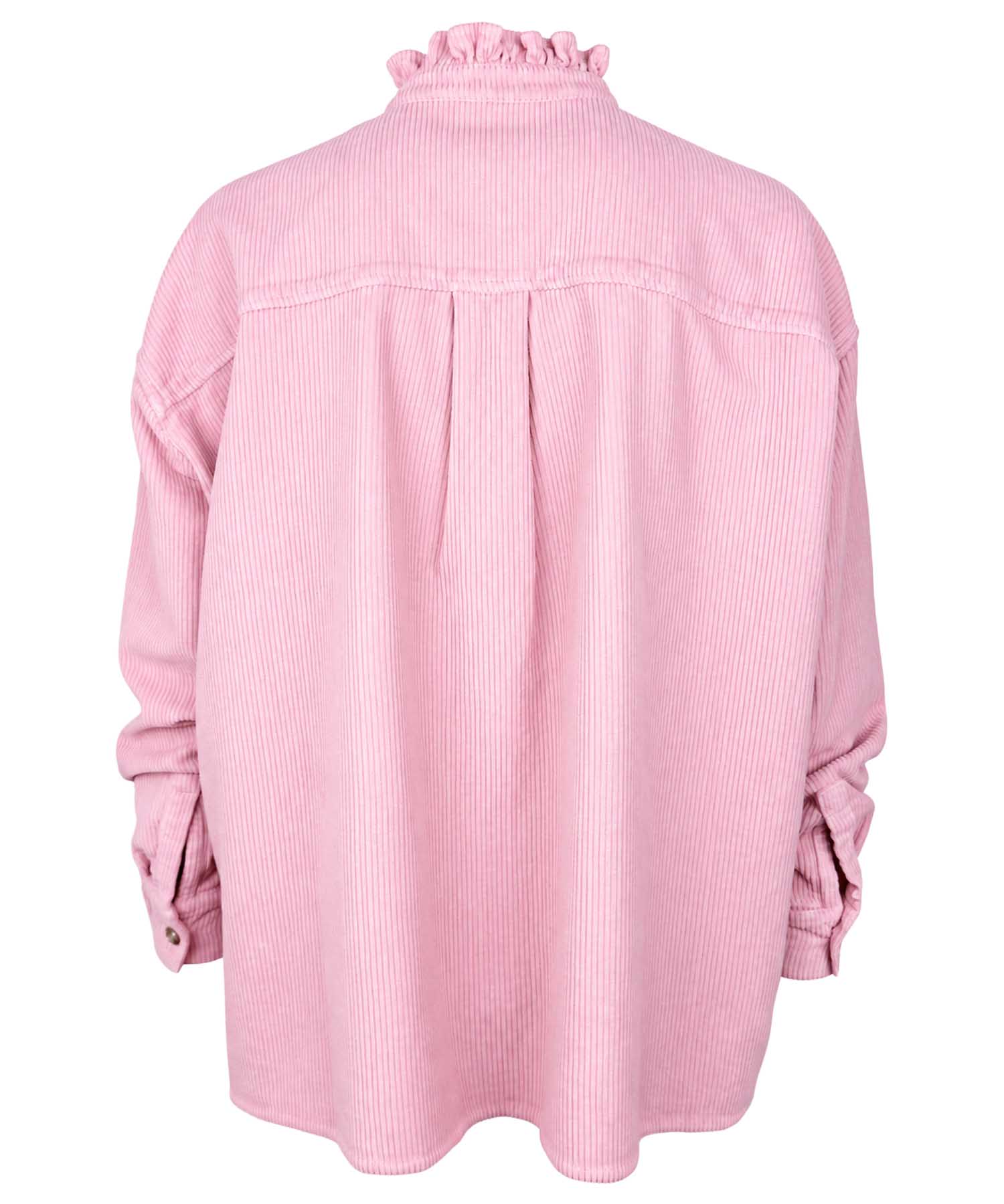 Narli Collection Cordbluse im lässigen Oversize-Look