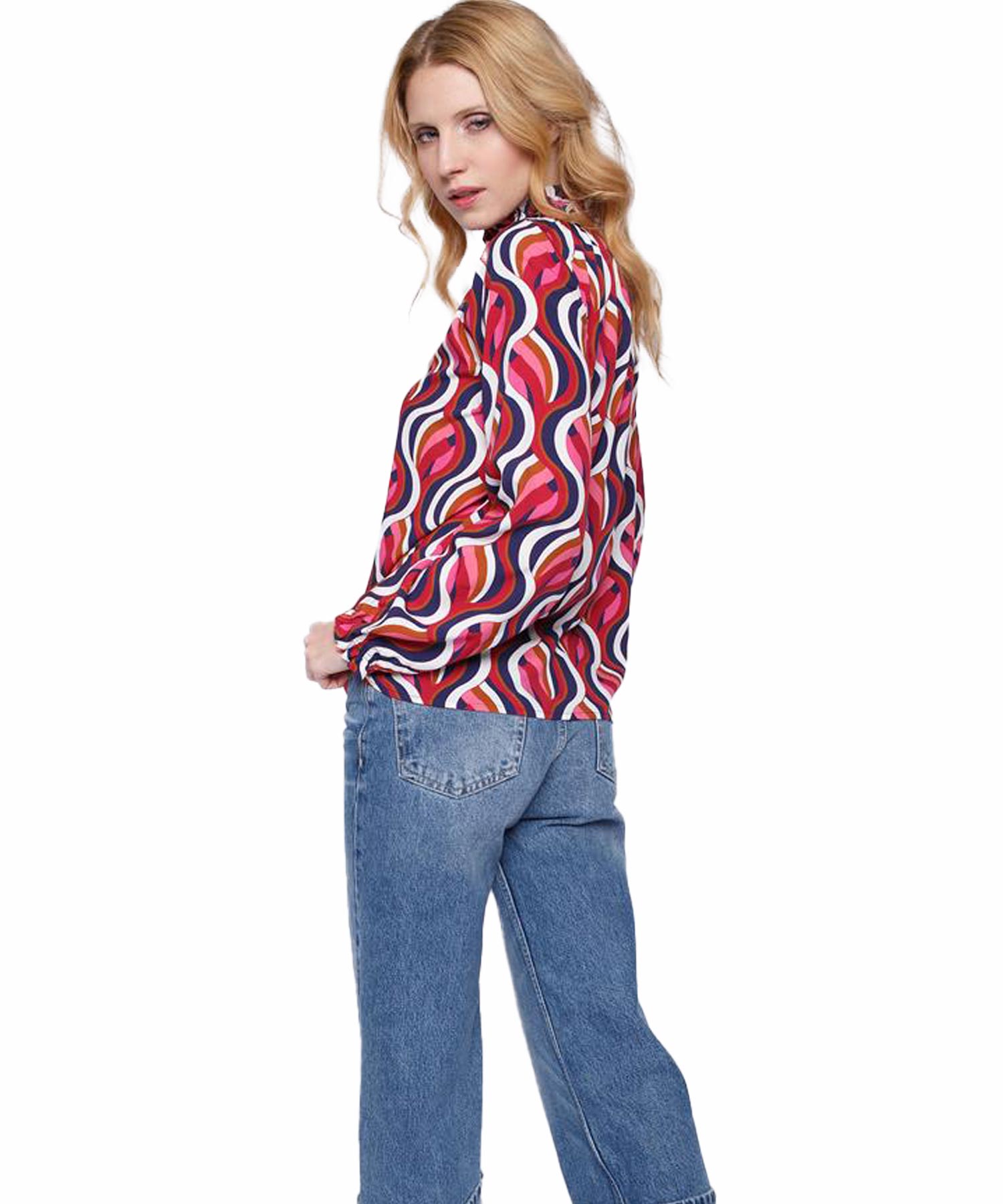 Emily van den Bergh Schlupf Bluse aus Viskose