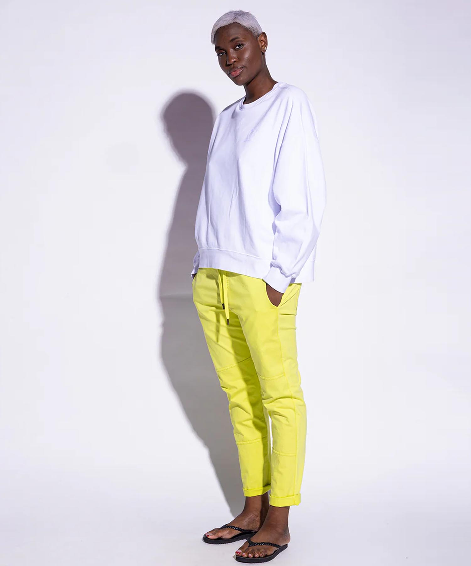 You Too Sweatshirt Tessa aus Baumwolle in weiss
