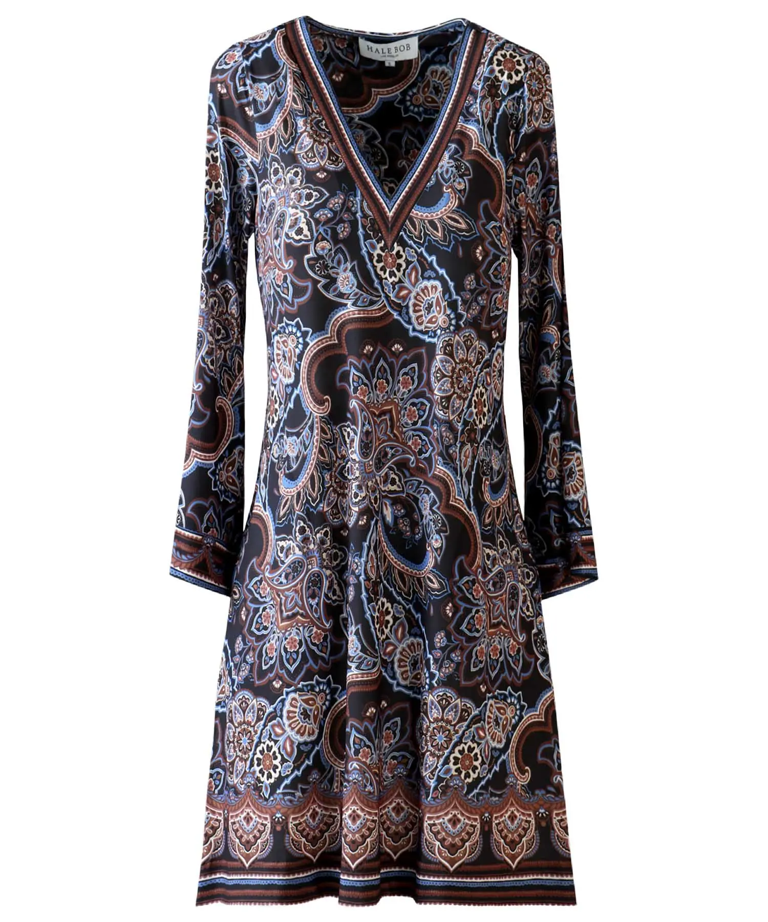 Hale Bob - Kleid Laylah  | Blumendruck auf schwarzem Fond