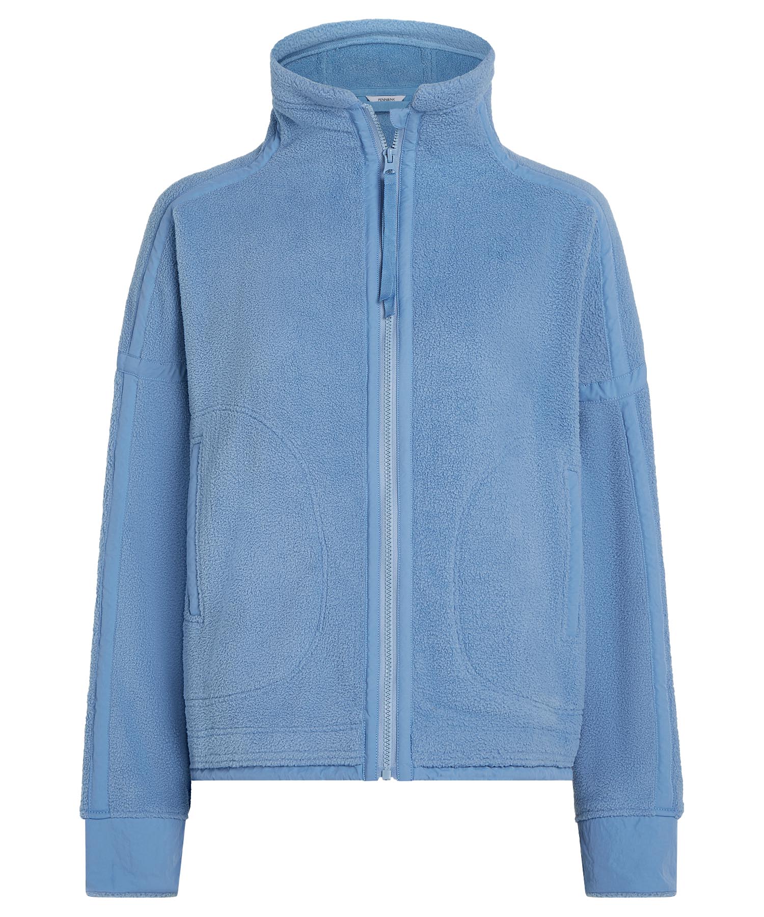 Penn and Ink kuschelige Sweatjacke aus Fleece in blue Penn and Ink kuschelige Sweatjacke aus Fleece in blue