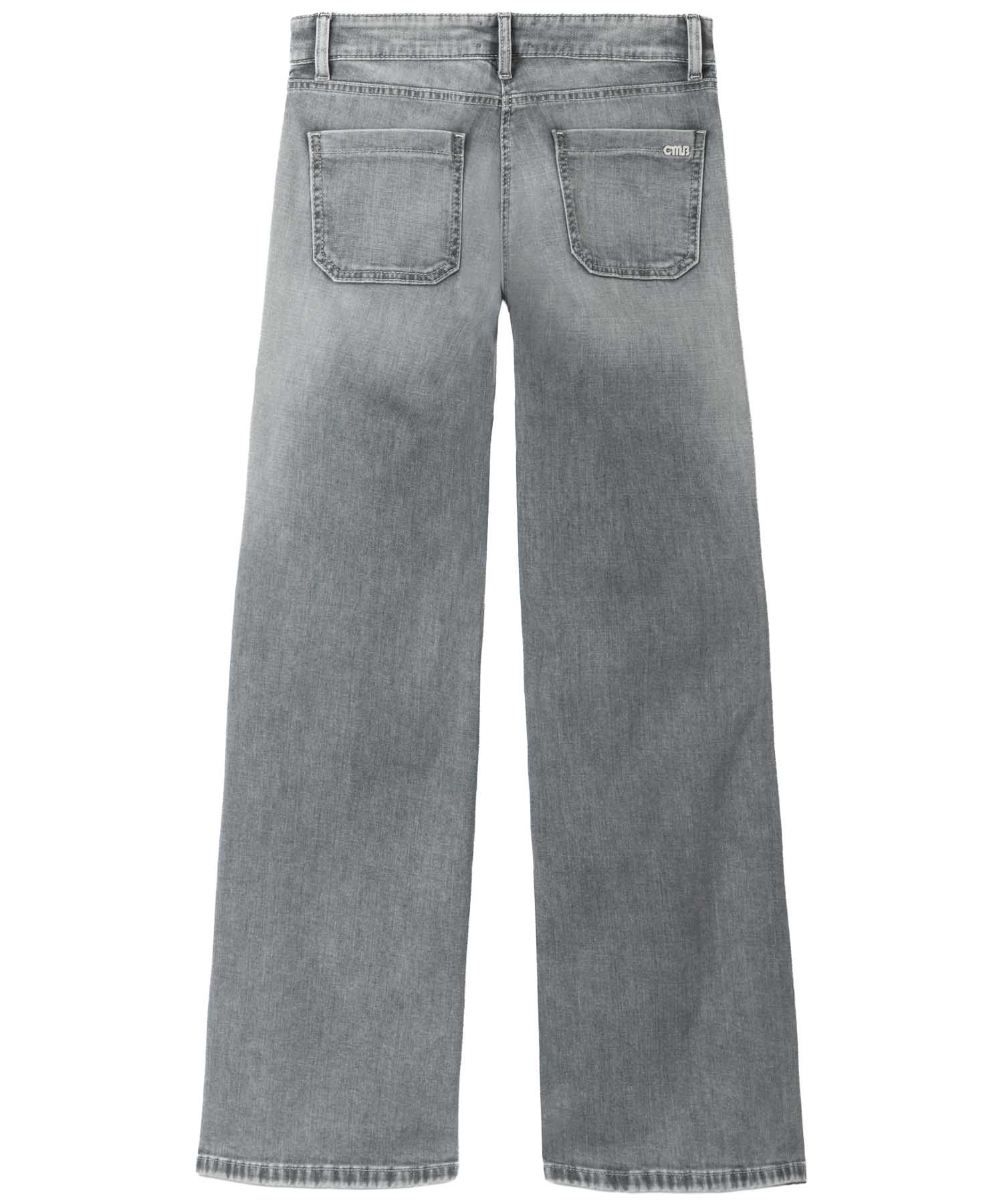 Cambio flared Jeans Amara in grau | Modehaus Wörmann
