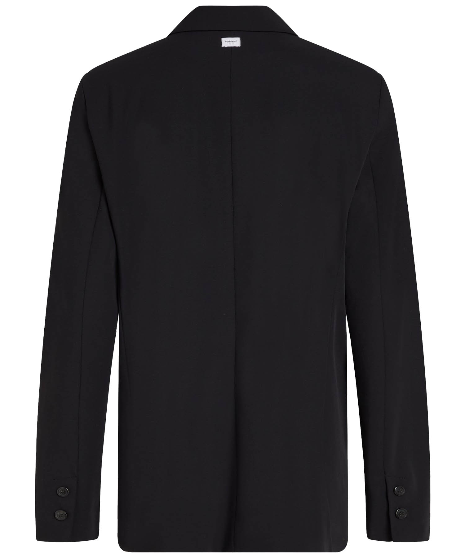 Penn and Ink lässig und oversized geschnittener Blazer in Reisequalität in schwarz