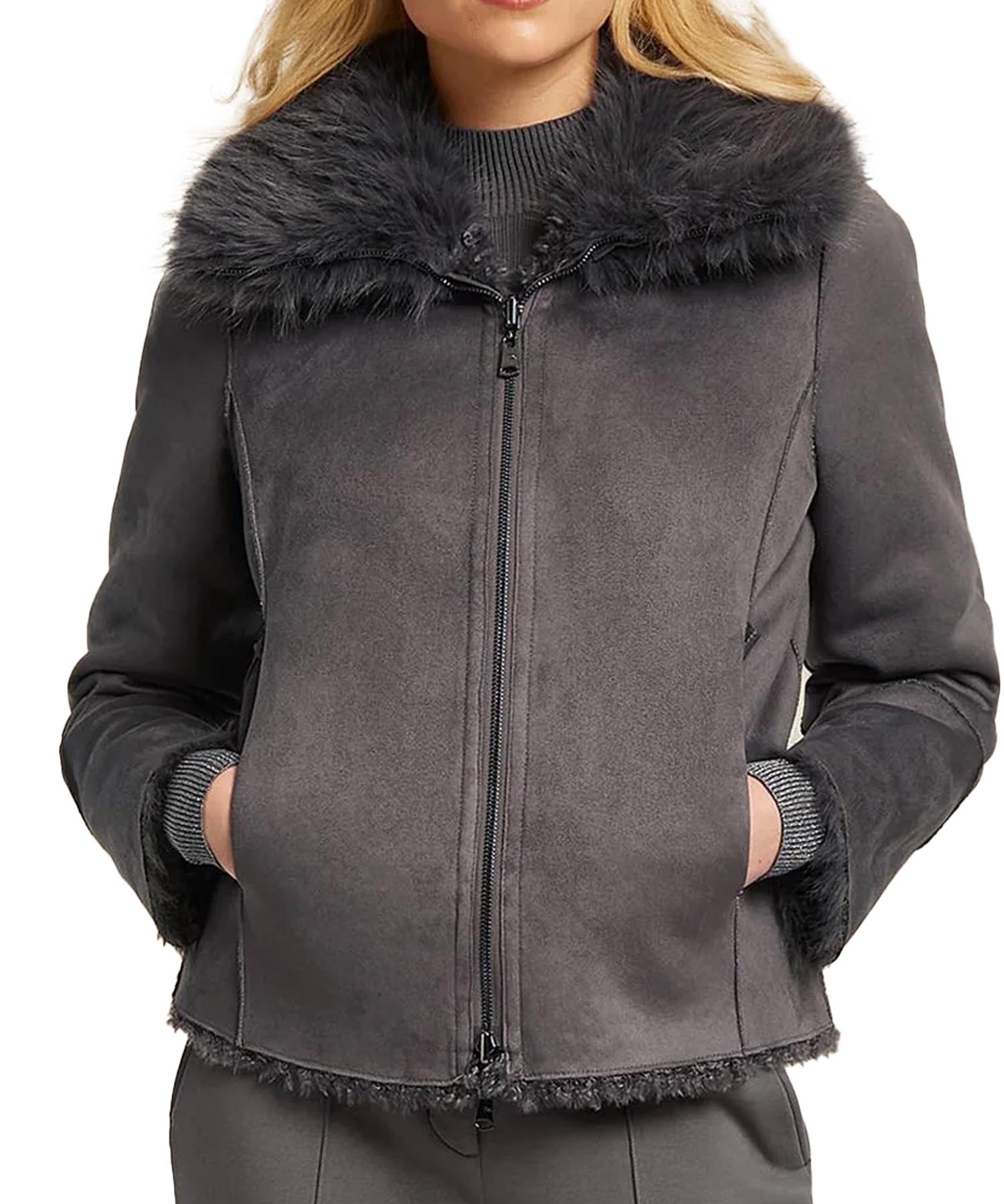 Beaumont Jacke Jolie aus Webpelz zum Wenden