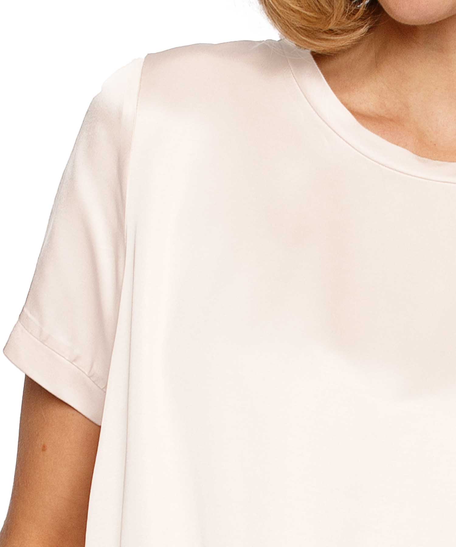 Emily van den Bergh Shirbluse aus Viskose Satin