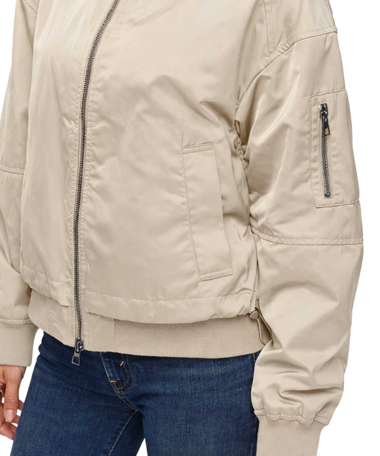 MANISA Blouson Damen Satin – Moderner College Style