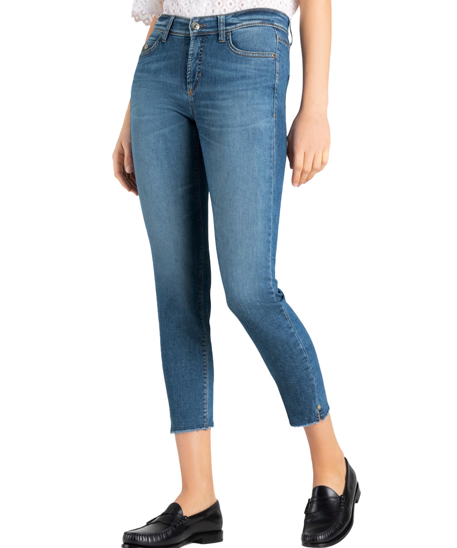 Jeans Piper short von Cambio in denim Jeans Piper short von Cambio in denim