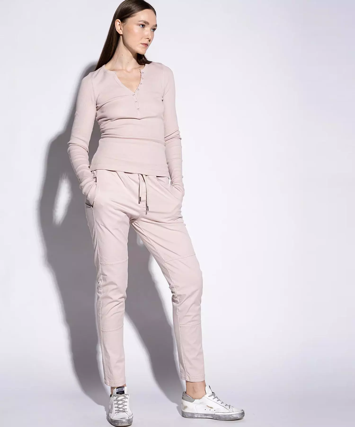 Hose You Two im Materialmix in vintage rose