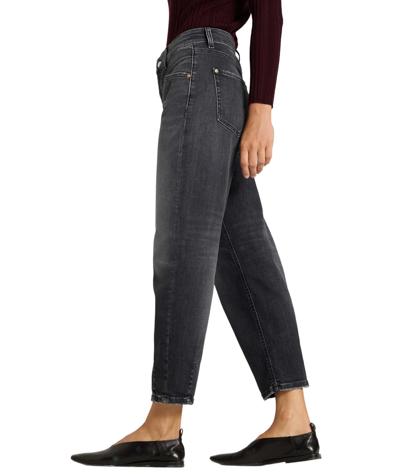 Cambio Jeans Elin Barrel Fit in natural black used | Modehaus Wörmann