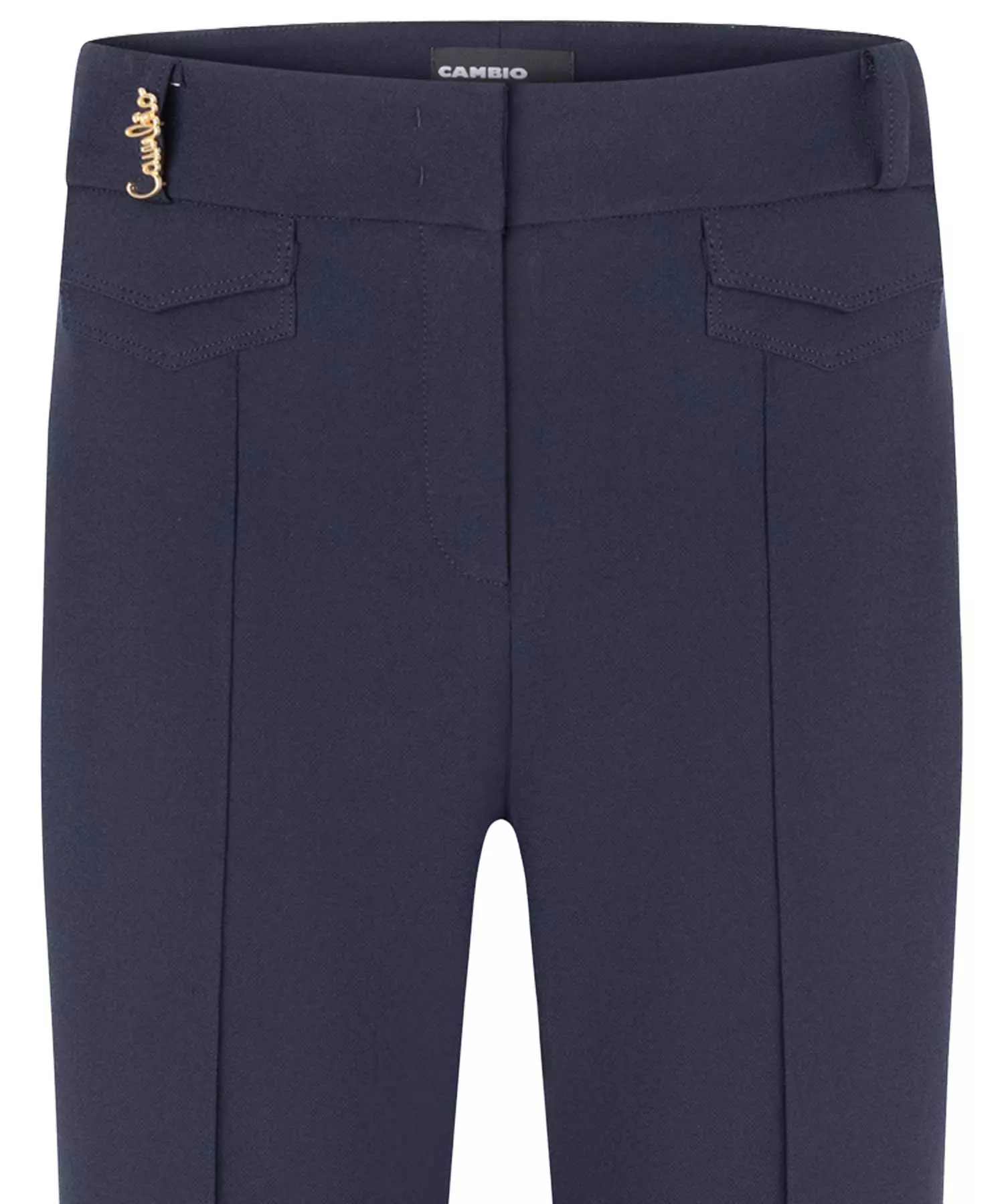 Cambio Hose Fawn Pocket Dark Navy | Elegante Damenhose