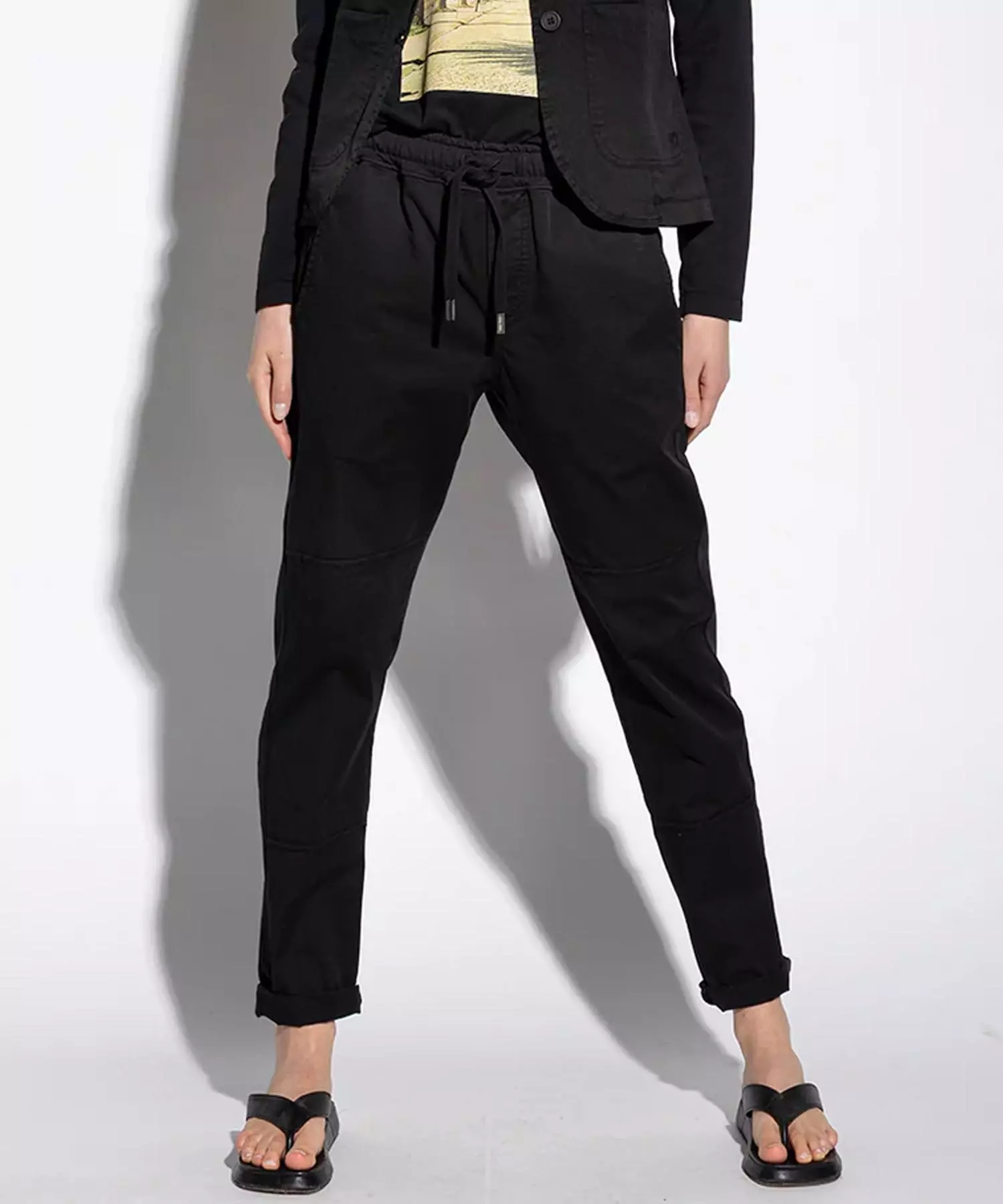 YOU TOO Hose im Materialmix - YOU TWO