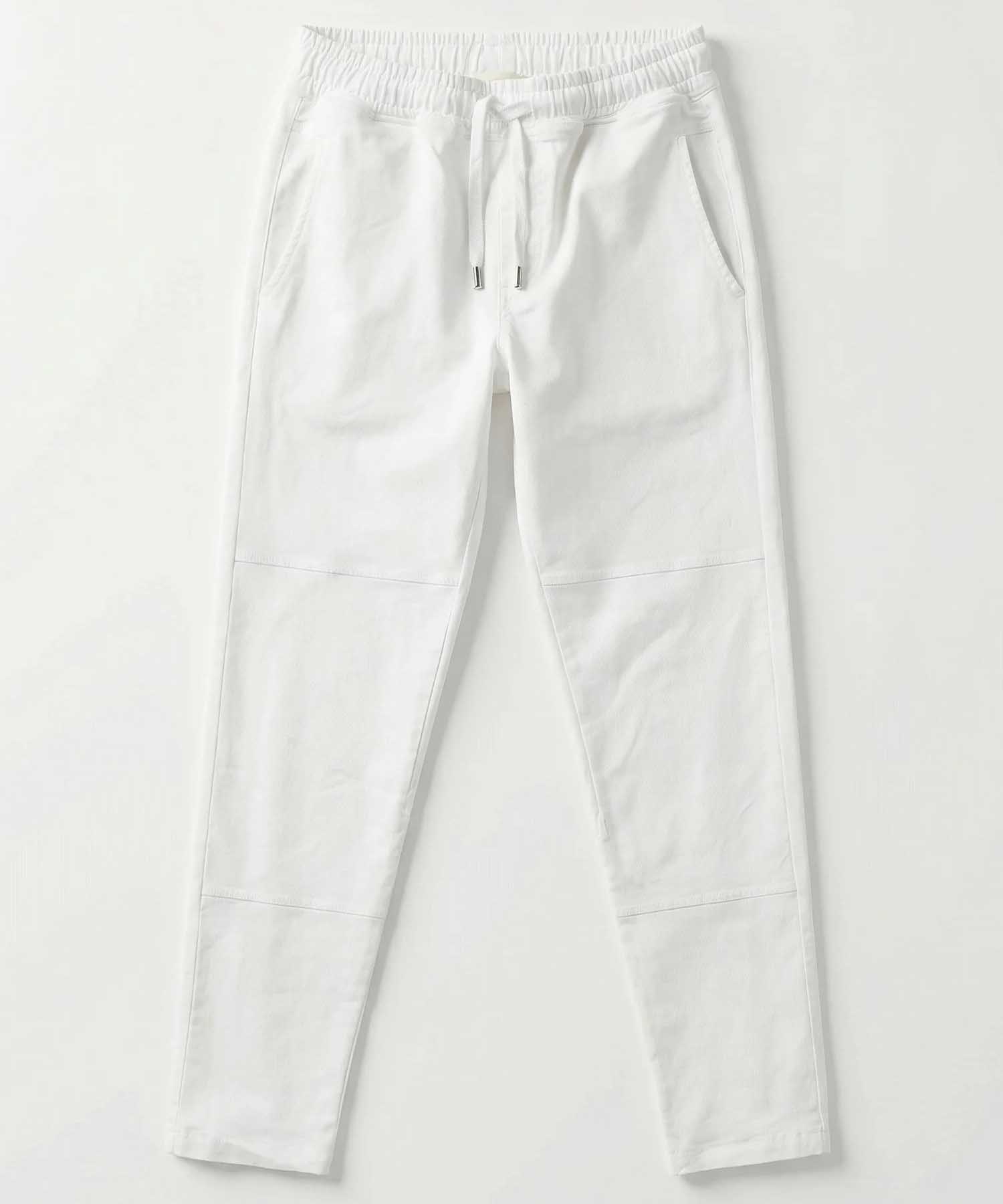 YOU TWO Hose im Materialmix in weiss