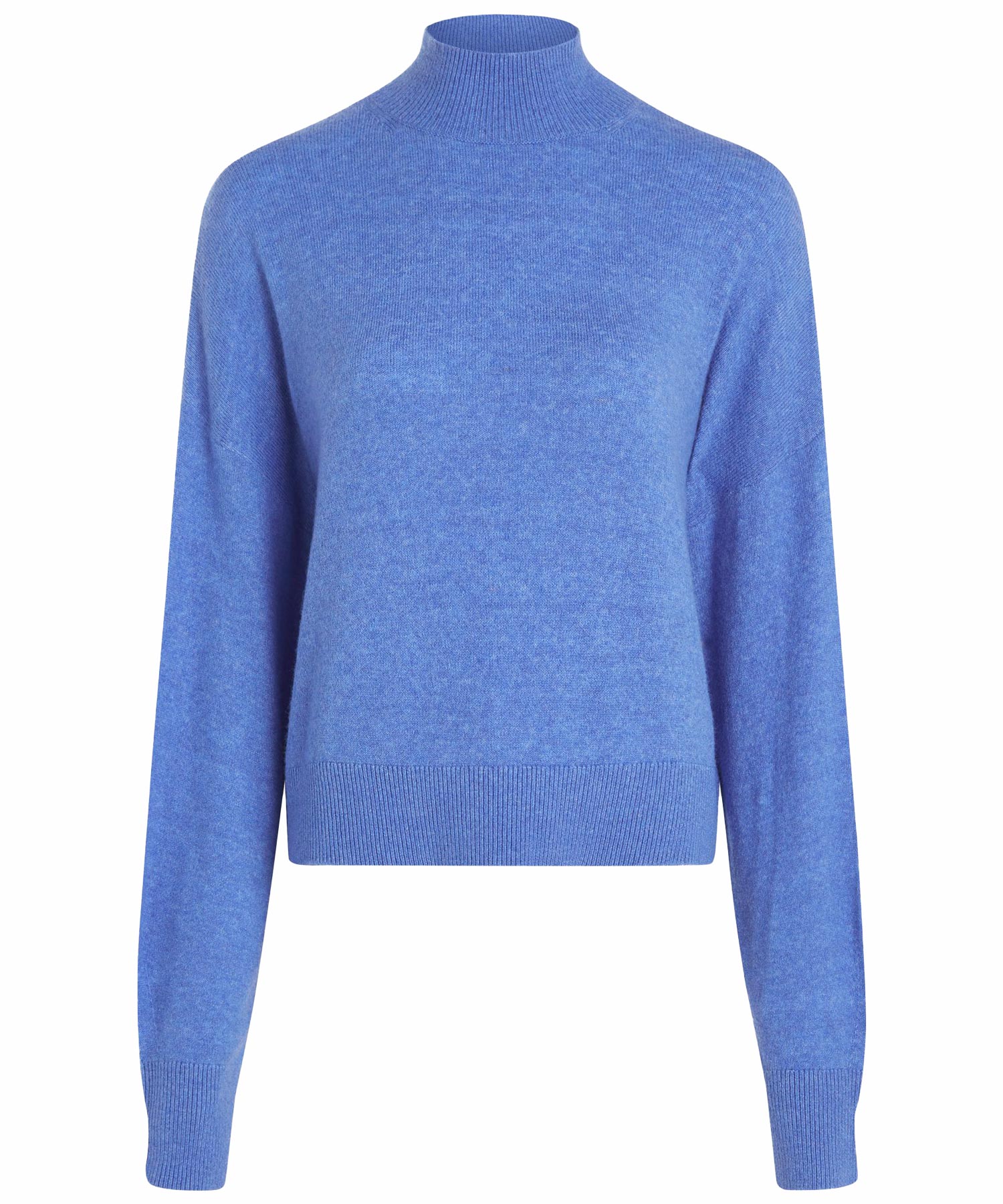 Penn and Ink kurzer und lässiger Pullover mit Stehkragen