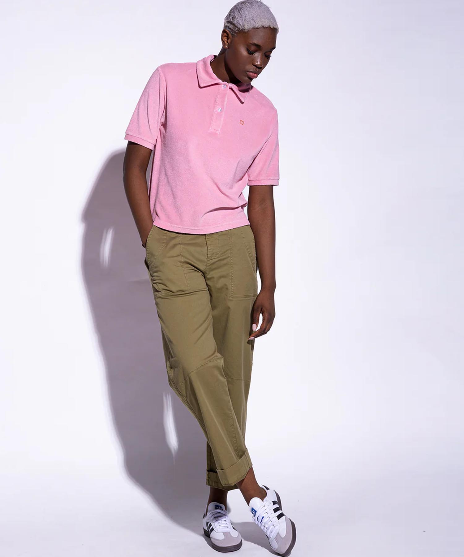 You Too Poloshirt aus Frottier – Sportiv mit Retro-Charme